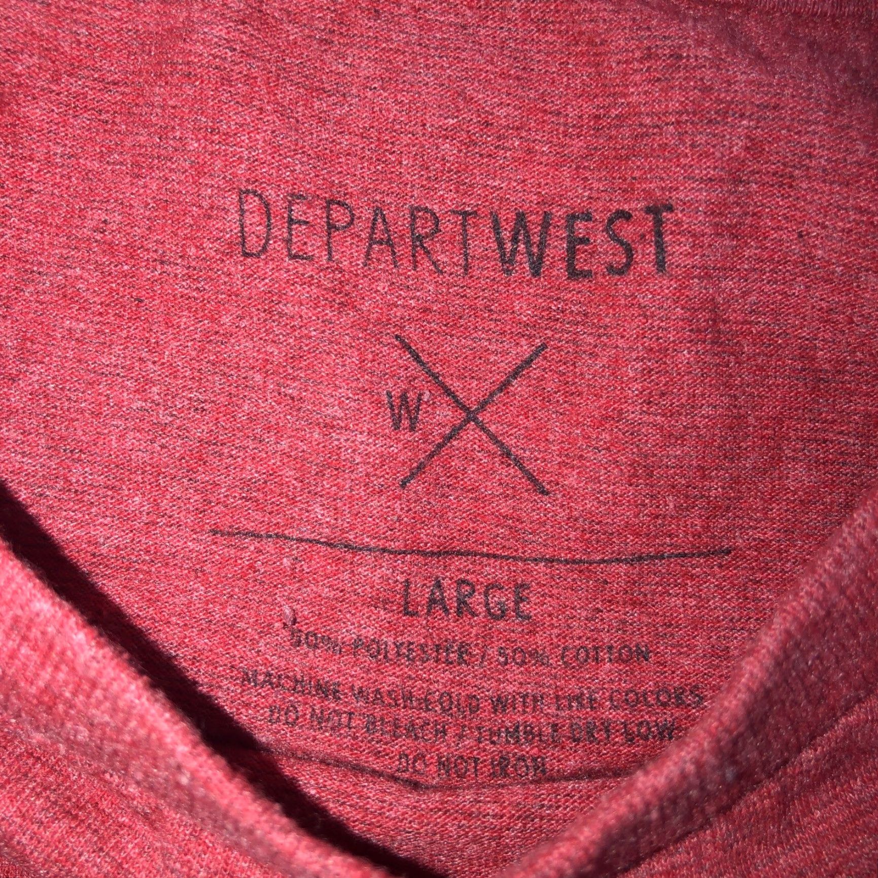 Vintage Departwest Red T-Shirt Mens L Size US L / EU 52-54 / 3 - 3 Thumbnail