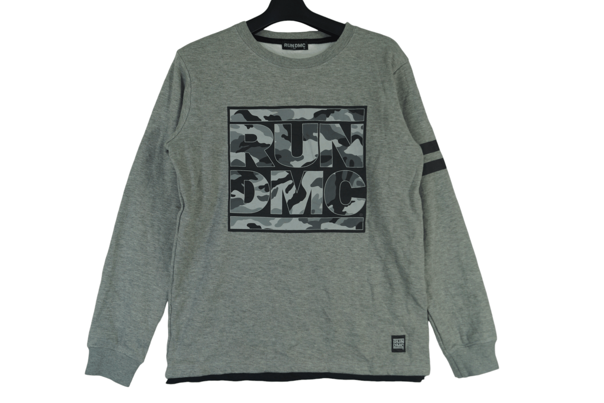 RUN DMC × Vintage Vintage RUN DMC Sweatshirt Spell Out Size US S / EU 44-46 / 1 - 1 Thumbnail
