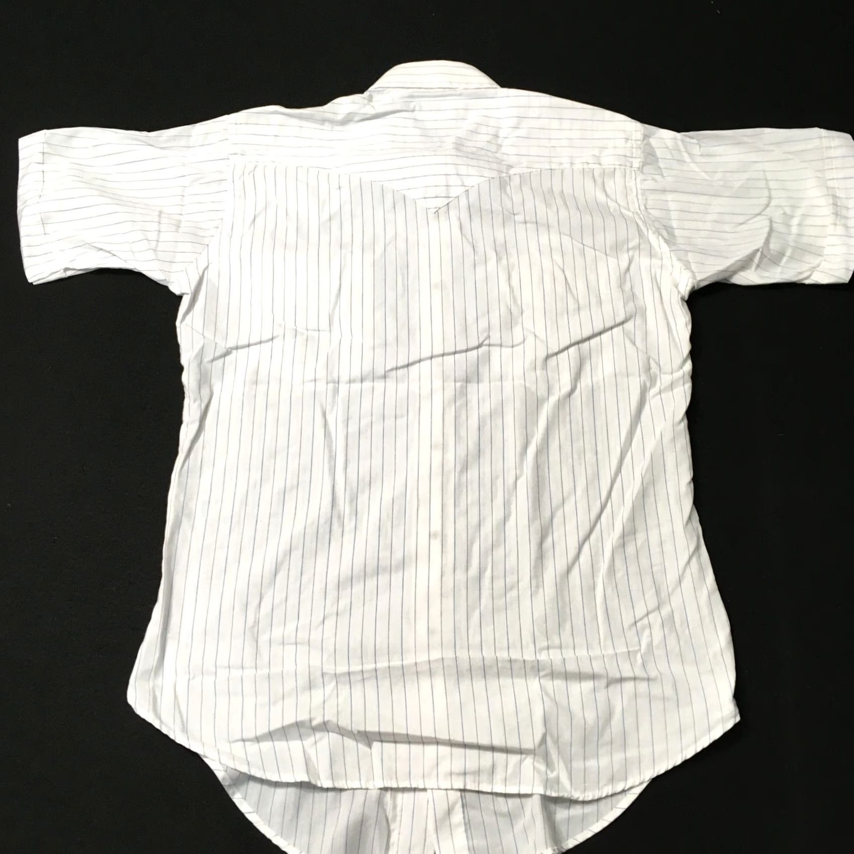 Vintage VINTAGE Flying R Shirt Mens 15 Stripe Black Pearl Snap Button Ranch Wear Rodeo 60/40 Size US M / EU 48-50 / 2 - 7 Thumbnail