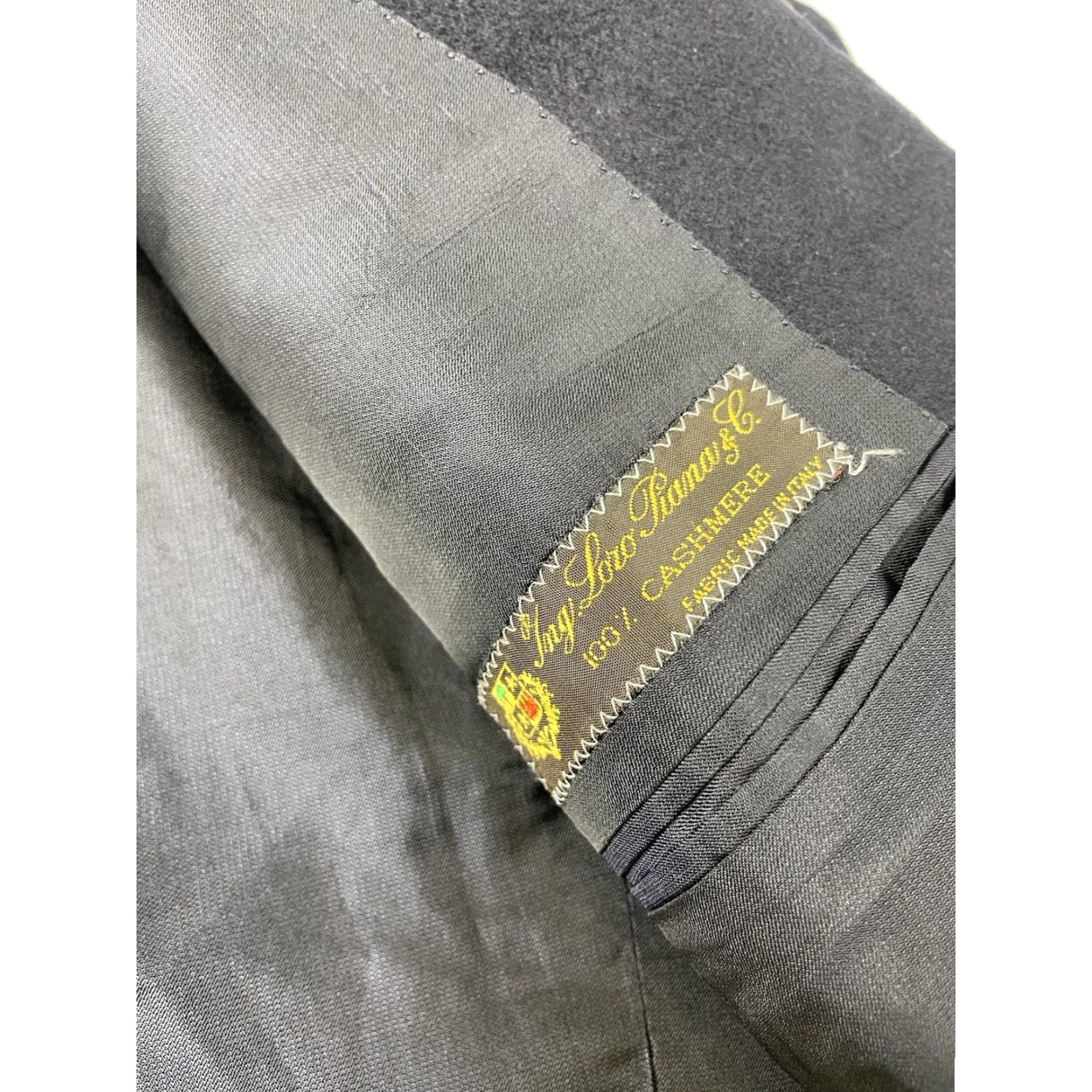 Pal Zileri Pal Zileri Loro Piana Italy Blazer Jacket 100% Cashmere Mens 40R Navy Sport Coat Size 40R - 5 Thumbnail