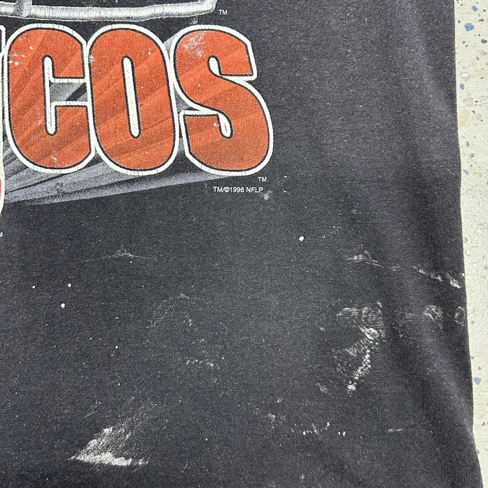 Other VTG 90s Distressed/Paint Splatter Denver Broncos t-shirt Size US XL / EU 56 / 4 - 3 Thumbnail