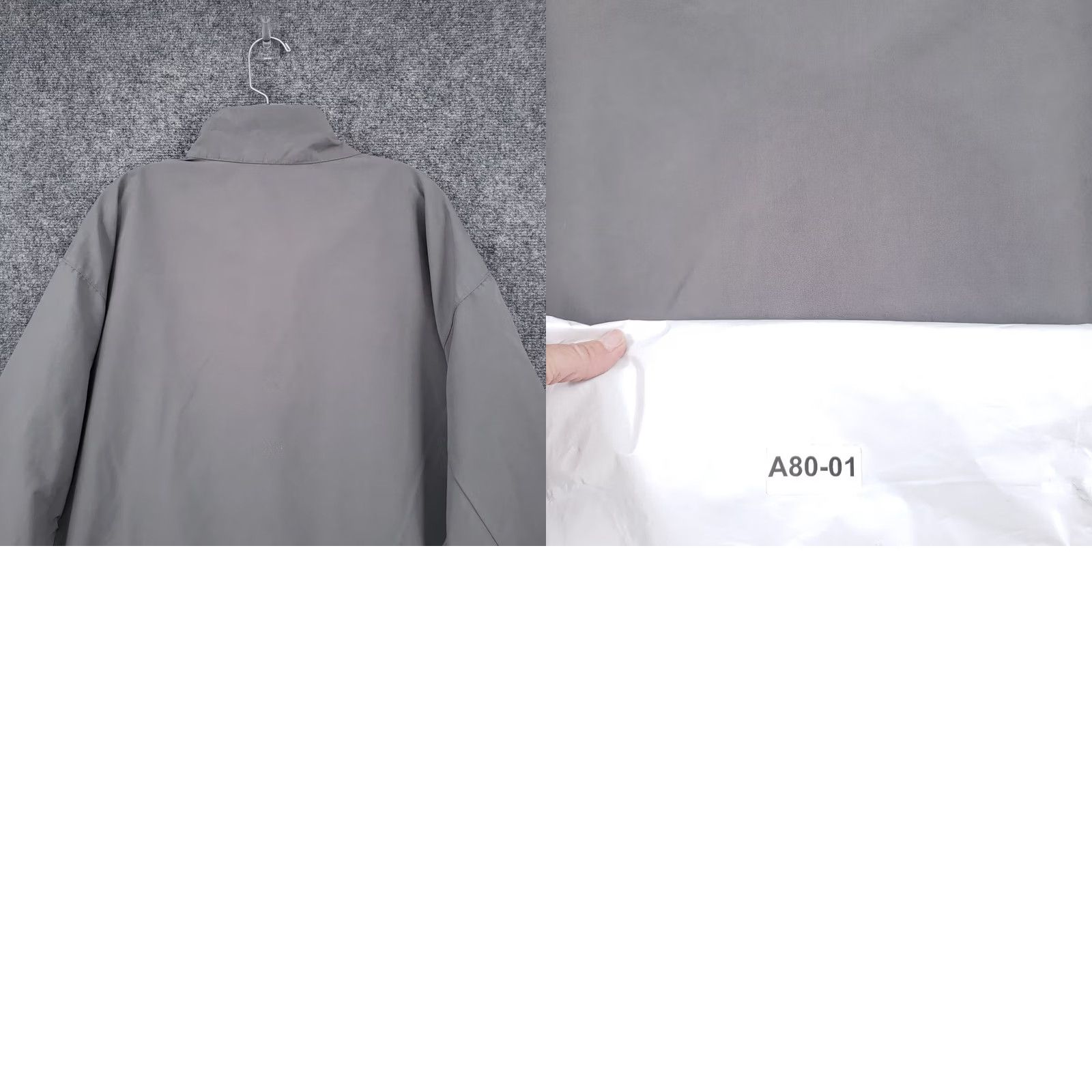 Lands' End Lands End Shirt Mens 2XL Gray Big Quarter Zip Okeo Tex Windshirt Mock Neck Size US XXL / EU 58 / 5 - 9 Thumbnail