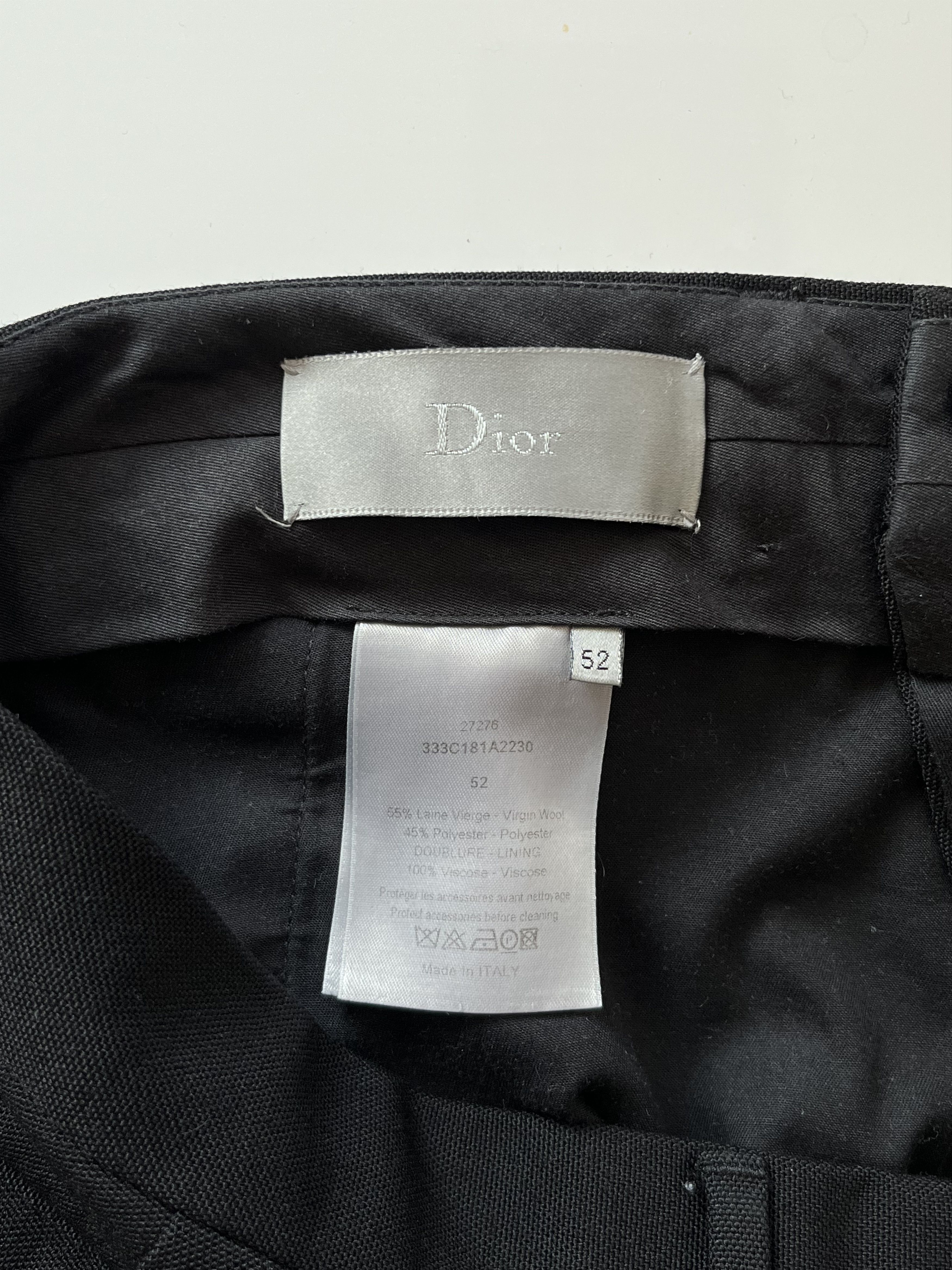 Dior Dior Homme Tuxedo Black Suit Pants by Kriss Van Assche Size US 36 / EU 52 - 6 Thumbnail
