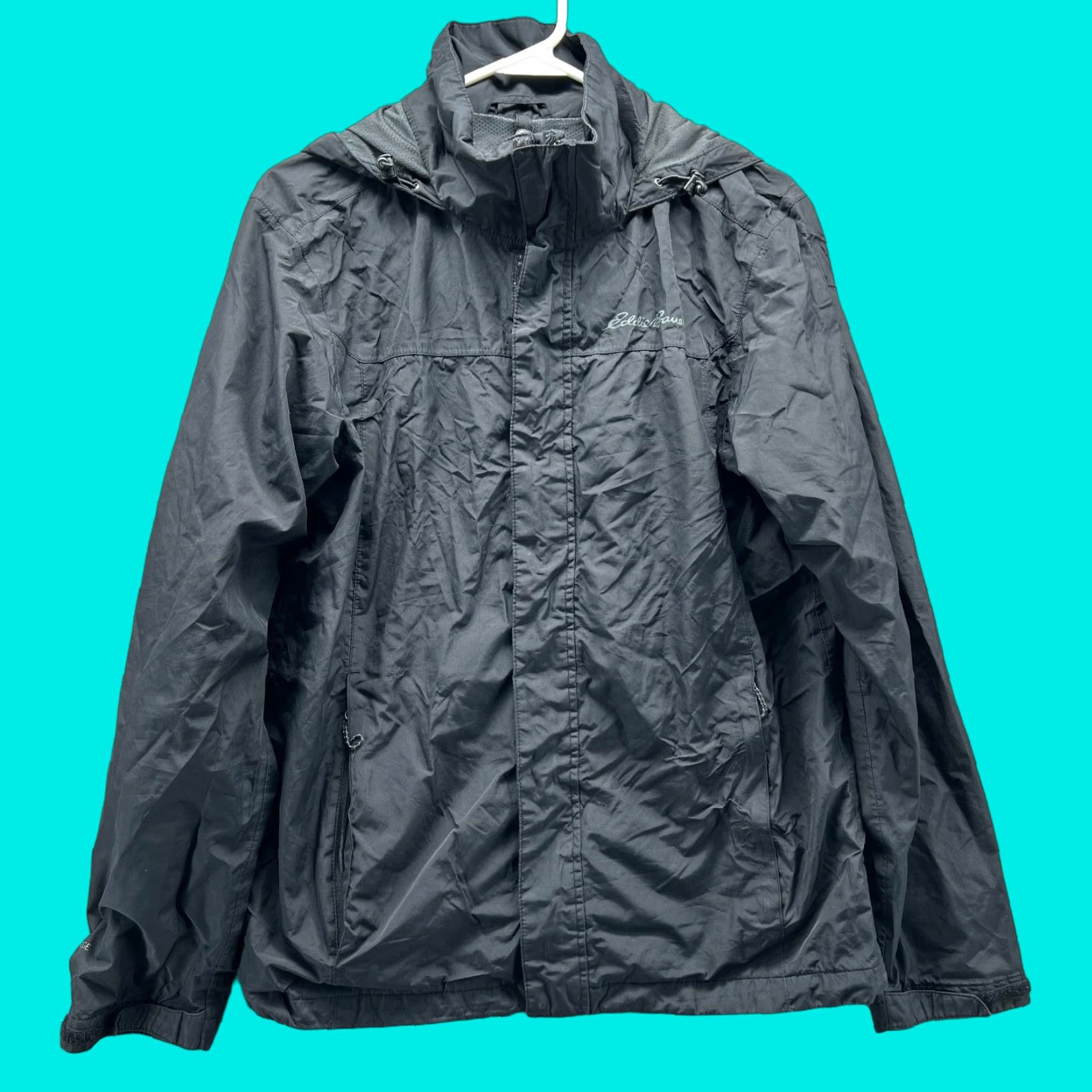 Eddie Bauer VINTAGE Eddie Bauer Jacket Mens Small Black Windbreaker Hooded WeatherEdge Rain Vintage Size US S / EU 44-46 / 1 - 1 Thumbnail
