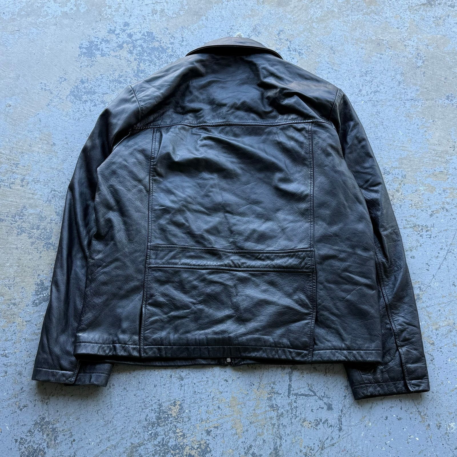 Wilsons Leather Vintage Wilson’s Black Leather Jacket Sz L Size US L / EU 52-54 / 3 - 3 Thumbnail