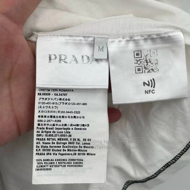 Prada Prada Stitch Pocket Triangle Logo Tee. Size US M / EU 48-50 / 2 - 4 Thumbnail