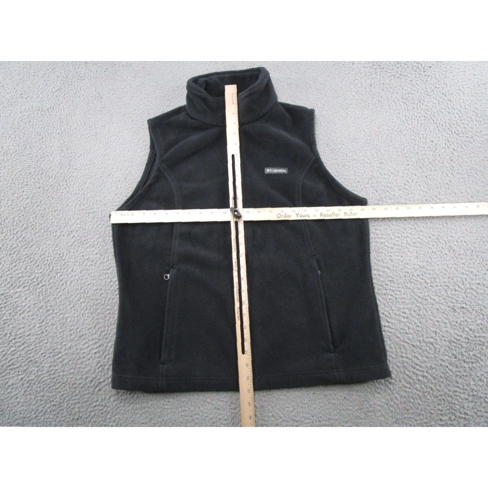 Vintage Columbia Vest Full Zip Black Fleece XL Womens Winter Fall Size XL Solid Polyester Lining Regular Style Basic Jacket Outdoor Womens Size XL / US 12-14 / IT 48-50 - 4 Thumbnail