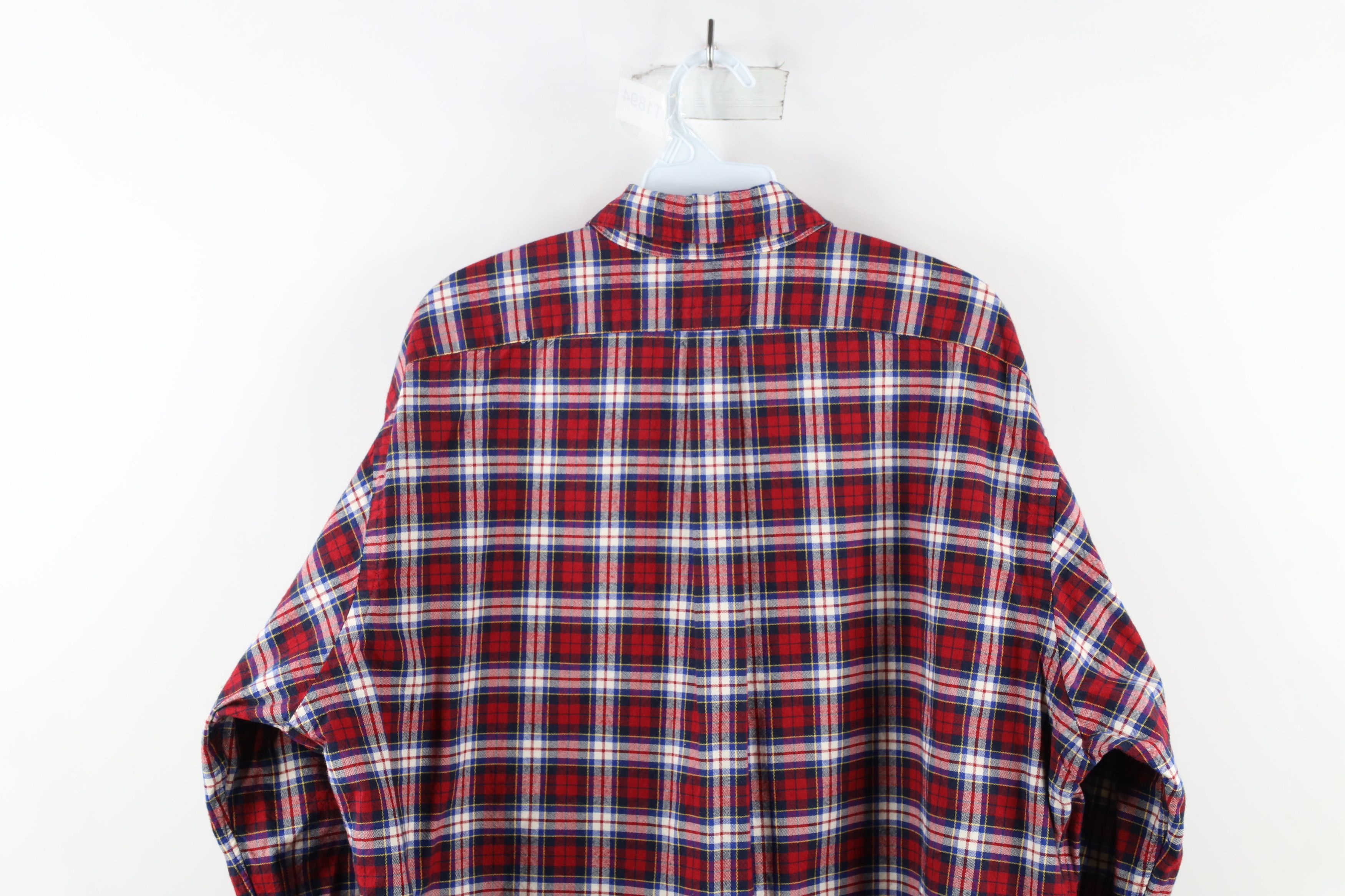 Polo Ralph Lauren Vintage 90s Ralph Lauren Fit Flannel Button Down Shirt Size US XL / EU 56 / 4 - 7 Thumbnail