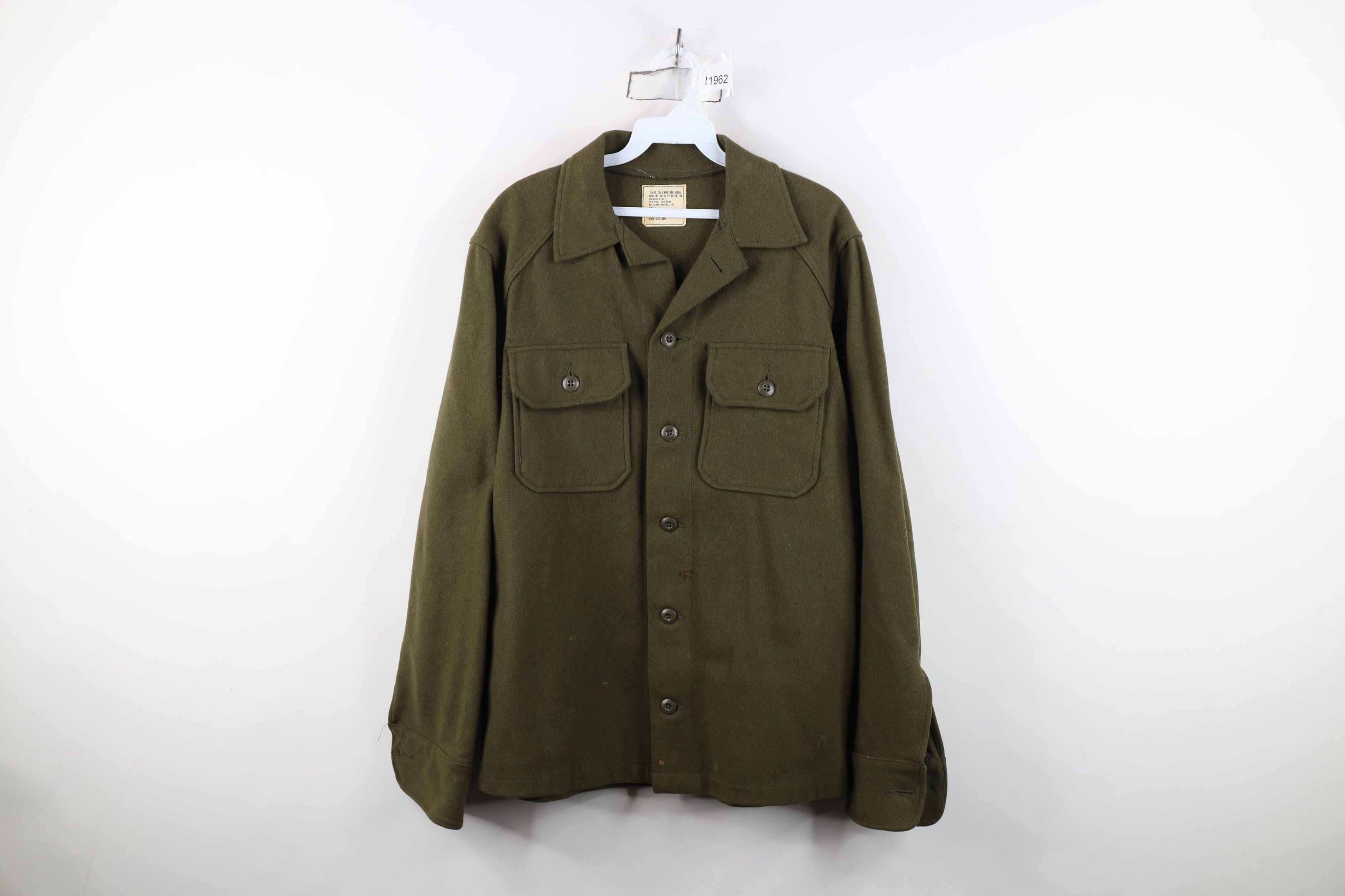 Vintage Vintage 70s Vietnam War Cold Weather Shirt Jacket Jac USA Size US S / EU 44-46 / 1 - 1 Thumbnail