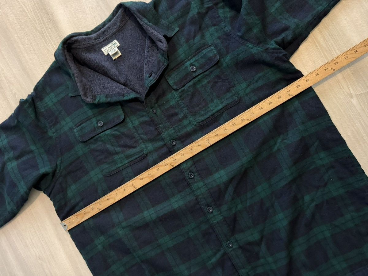 L.L. Bean LL Bean Blue / Green Plaid Flannel Fleece Lined Sz XL Tal Size US XL / EU 56 / 4 - 7 Thumbnail