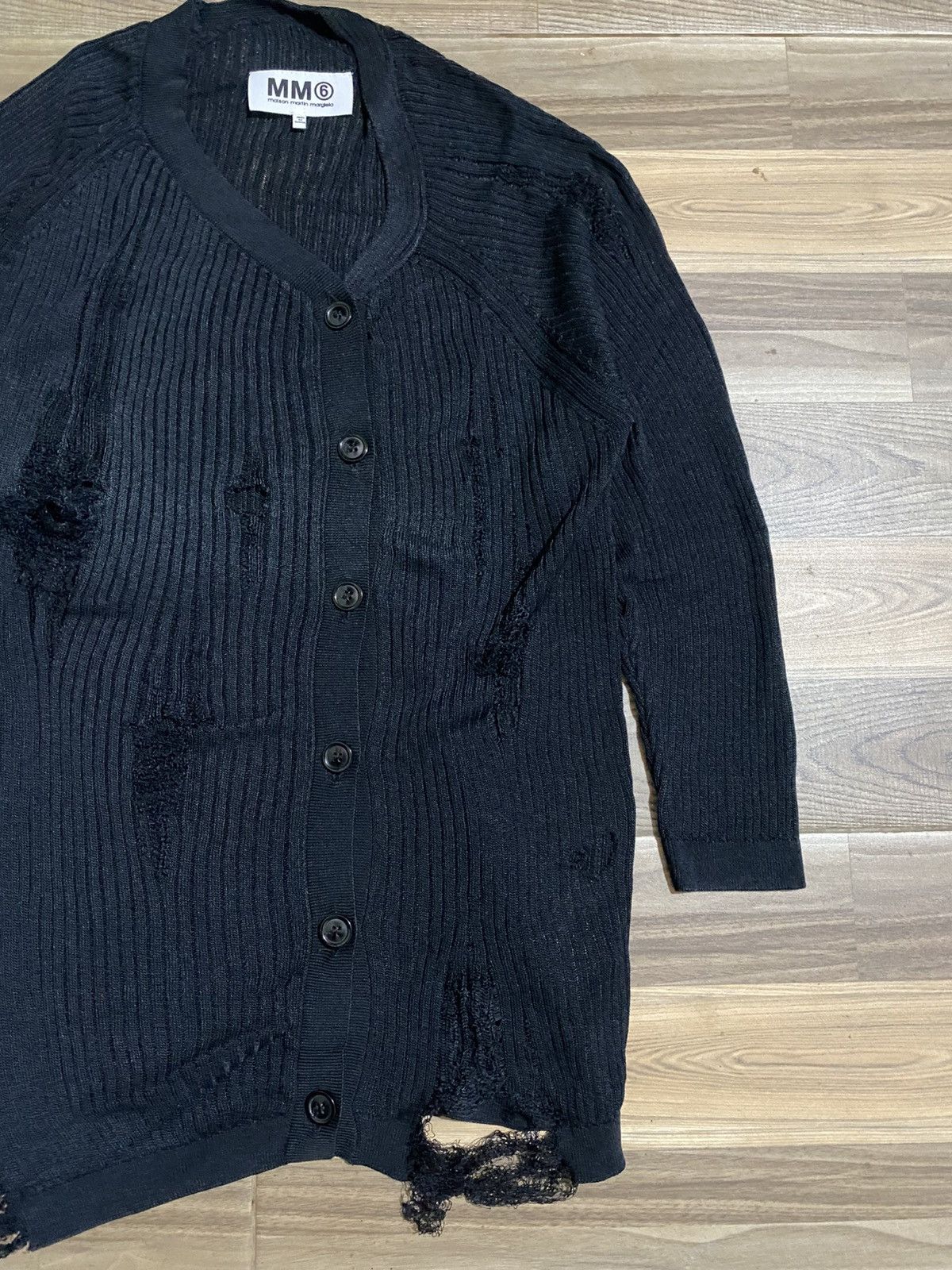Maison Margiela MAISON MARTIN MARGIELA CARDIGAN DISTRESSED CUSTOM Size ONE SIZE - 3 Thumbnail
