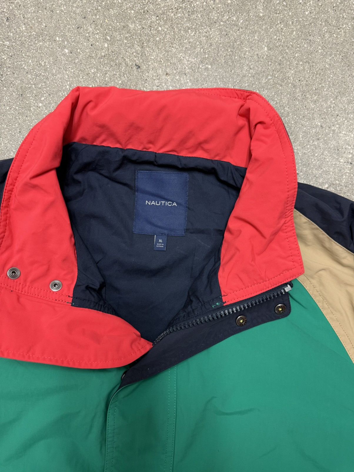 Nautica Nautica Reissue Nylon Colorblocked Jacket J Class Size US XL / EU 56 / 4 - 3 Thumbnail