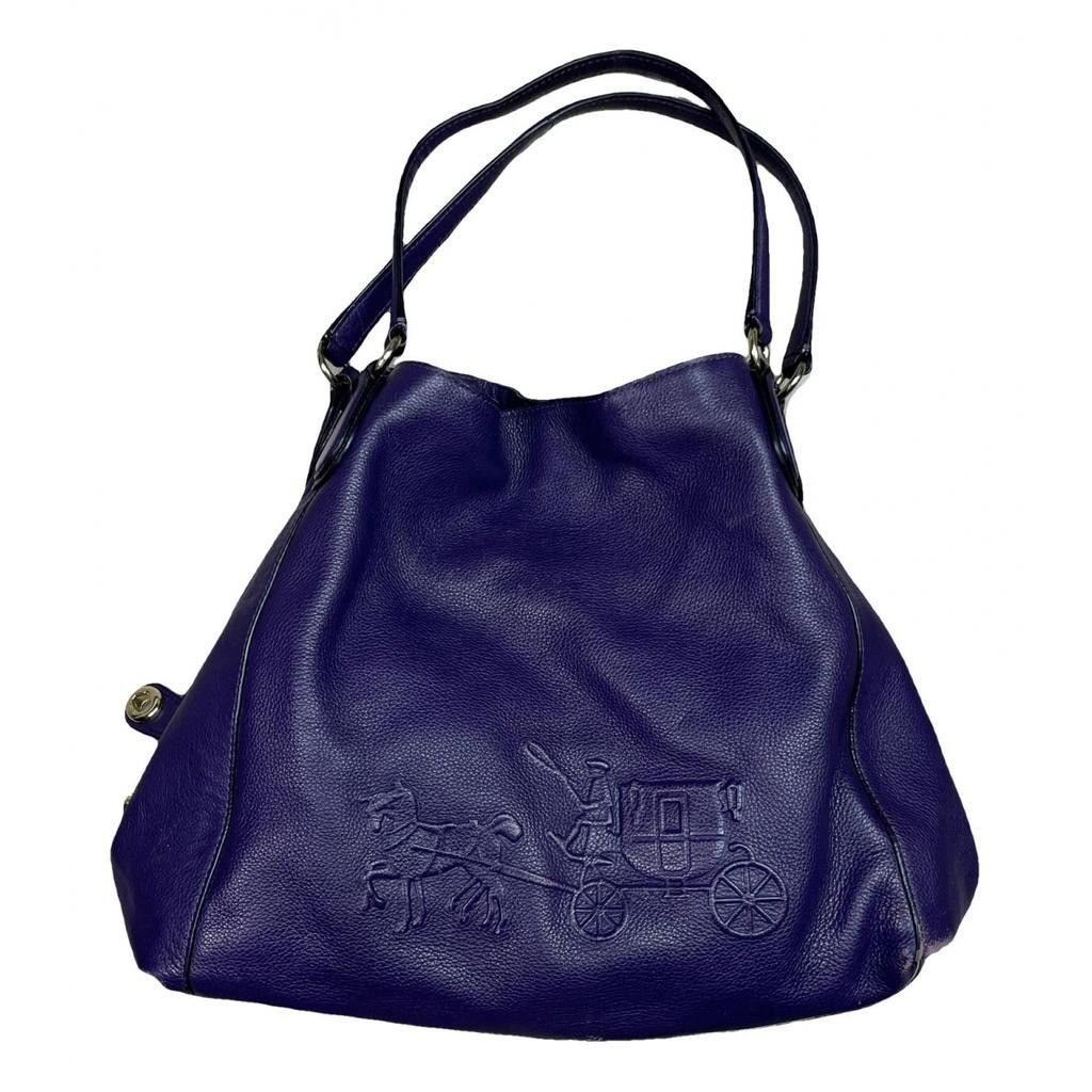 Coach Handbag Big Logo in Purple, Women's Product Image