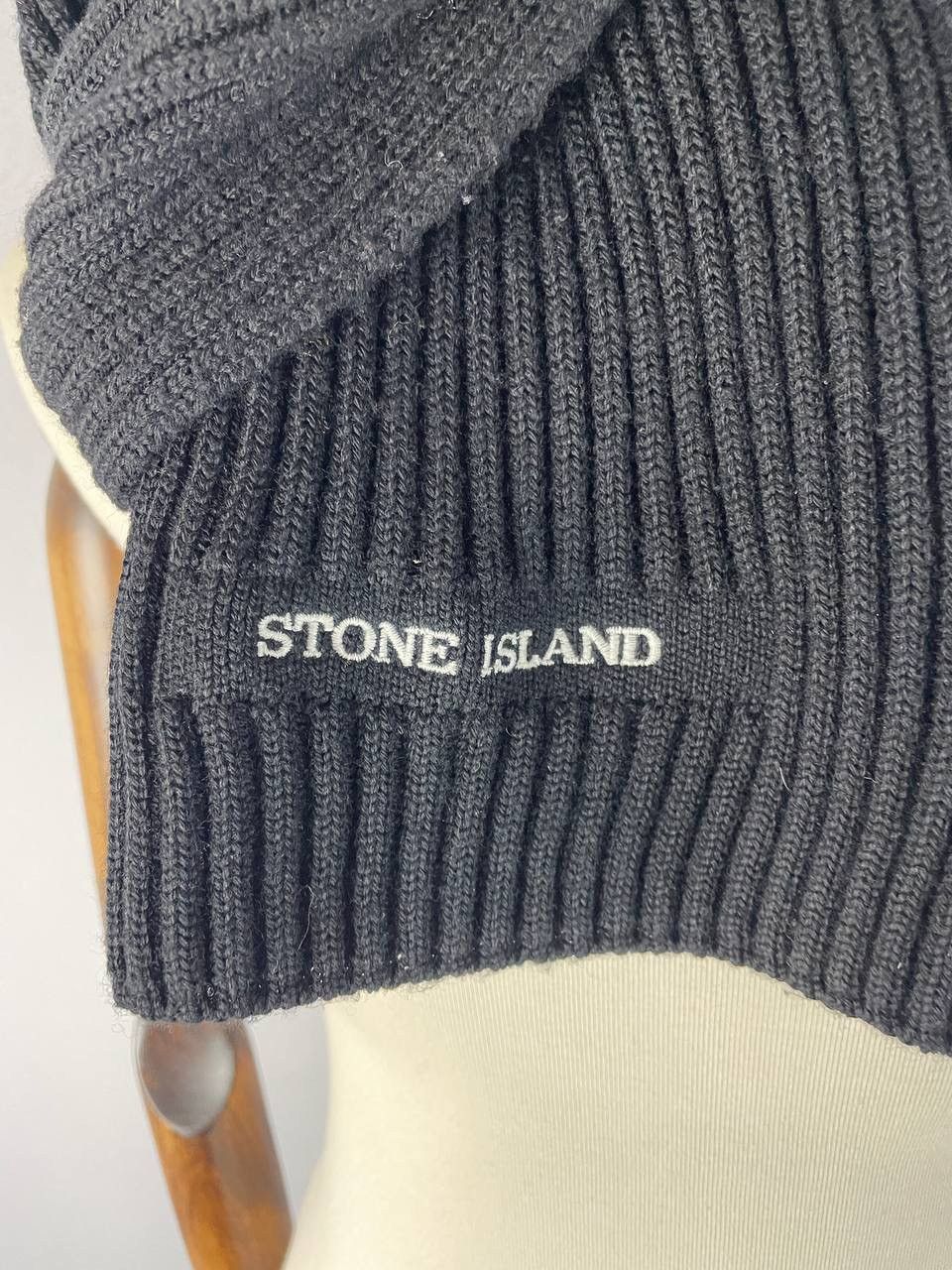 Stone Island Stone Island Scarf Wool Black Size ONE SIZE - 6 Thumbnail
