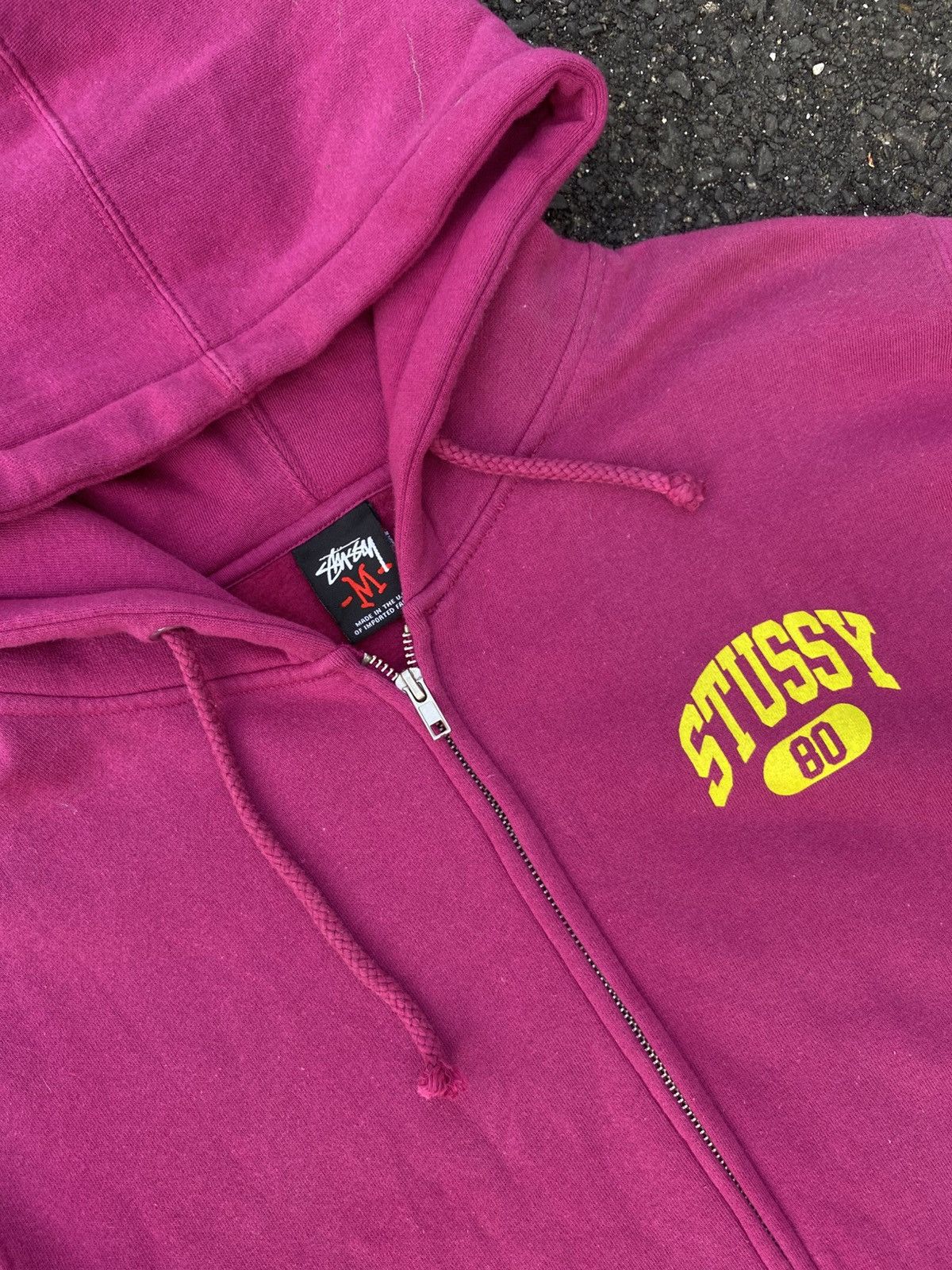Stussy Stussy 80 Vintage 2000s Zipper Hoodie Size US XL / EU 56 / 4 - 3 Thumbnail