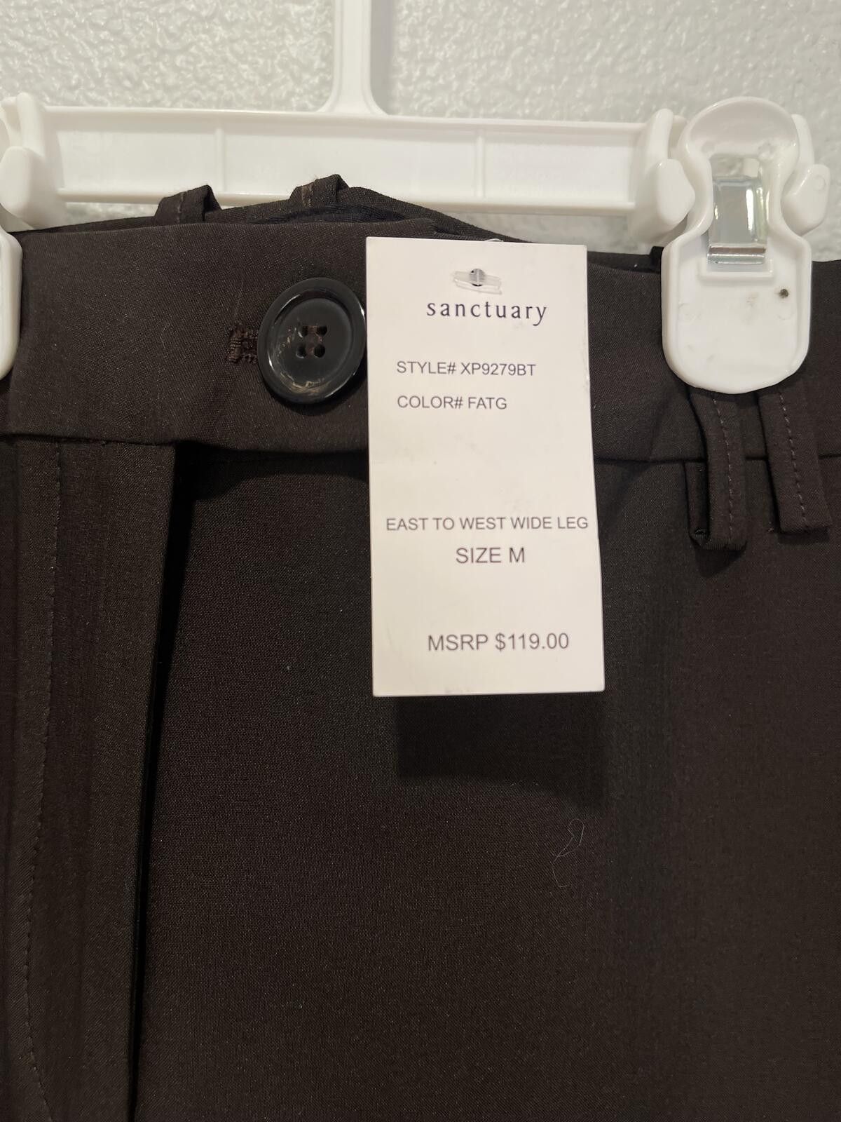 Sanctuary Sanctuary East to West Wide Leg Pants Size M Black Size 32" / US 10 / IT 46 - 2 Thumbnail