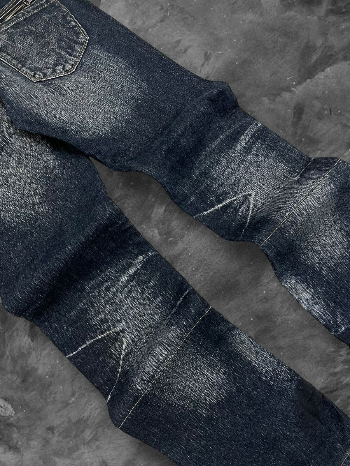 PPFM Vintage 1990s Og Designer PPFM Iconic Distressed Denim Size US 30 / EU 46 - 14 Thumbnail