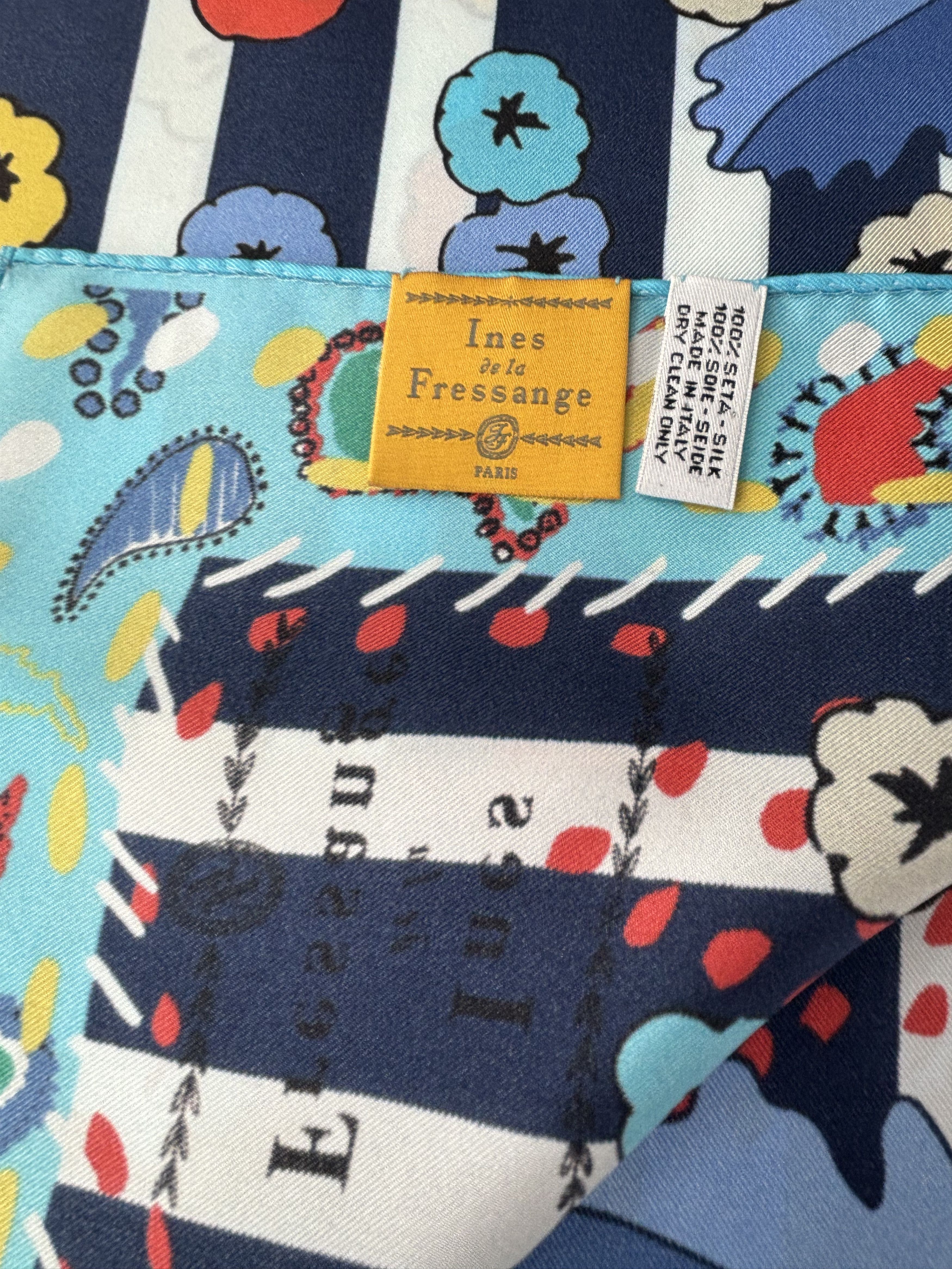 Other Silk scarf Ines De La Fressange Size ONE SIZE - 5 Thumbnail