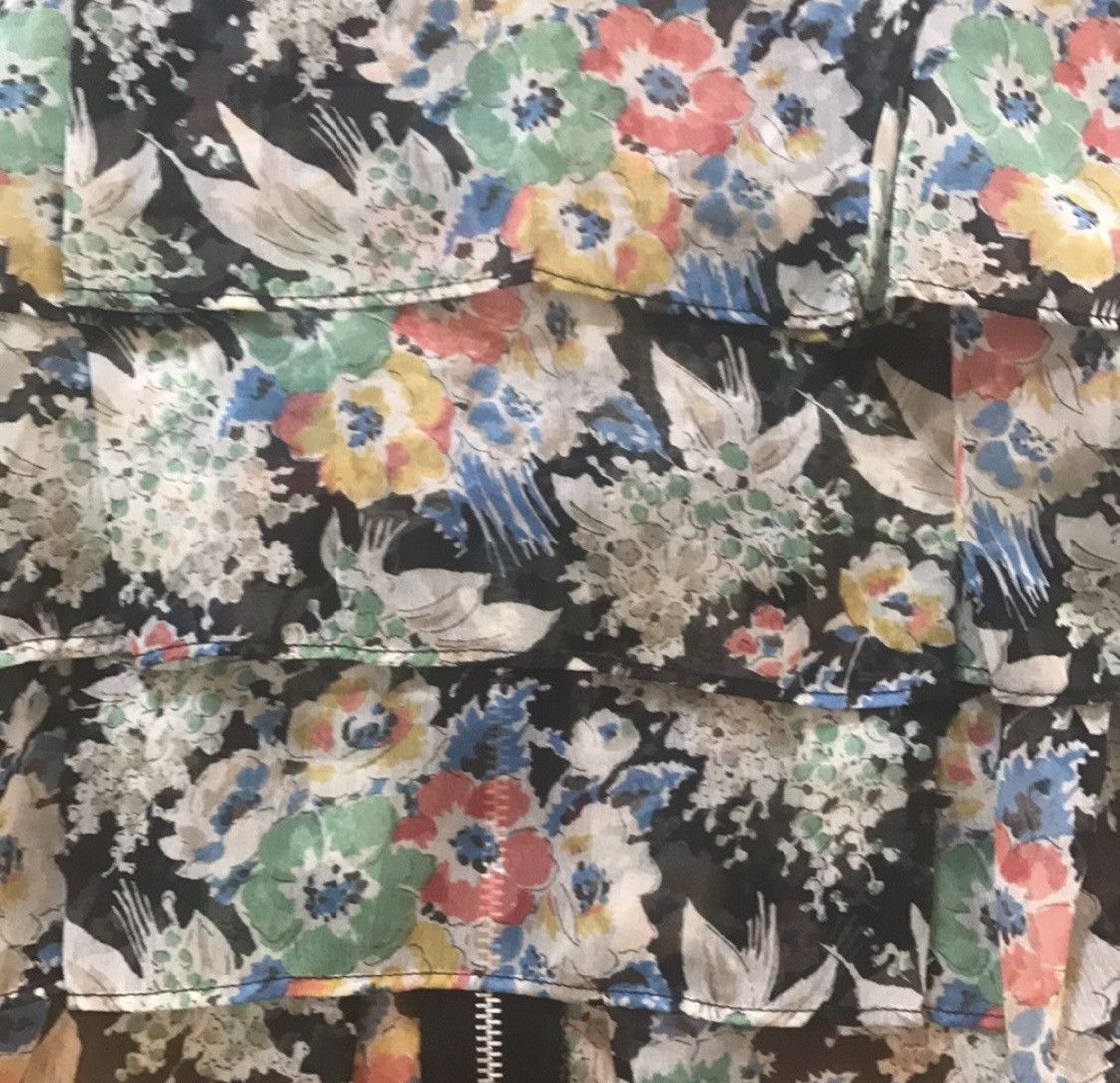 Other XXI FRONT ZIP UP RUFFLED FLORAL CAMI CROPPED TANK TOP Size M / US 6-8 / IT 42-44 - 6 Thumbnail