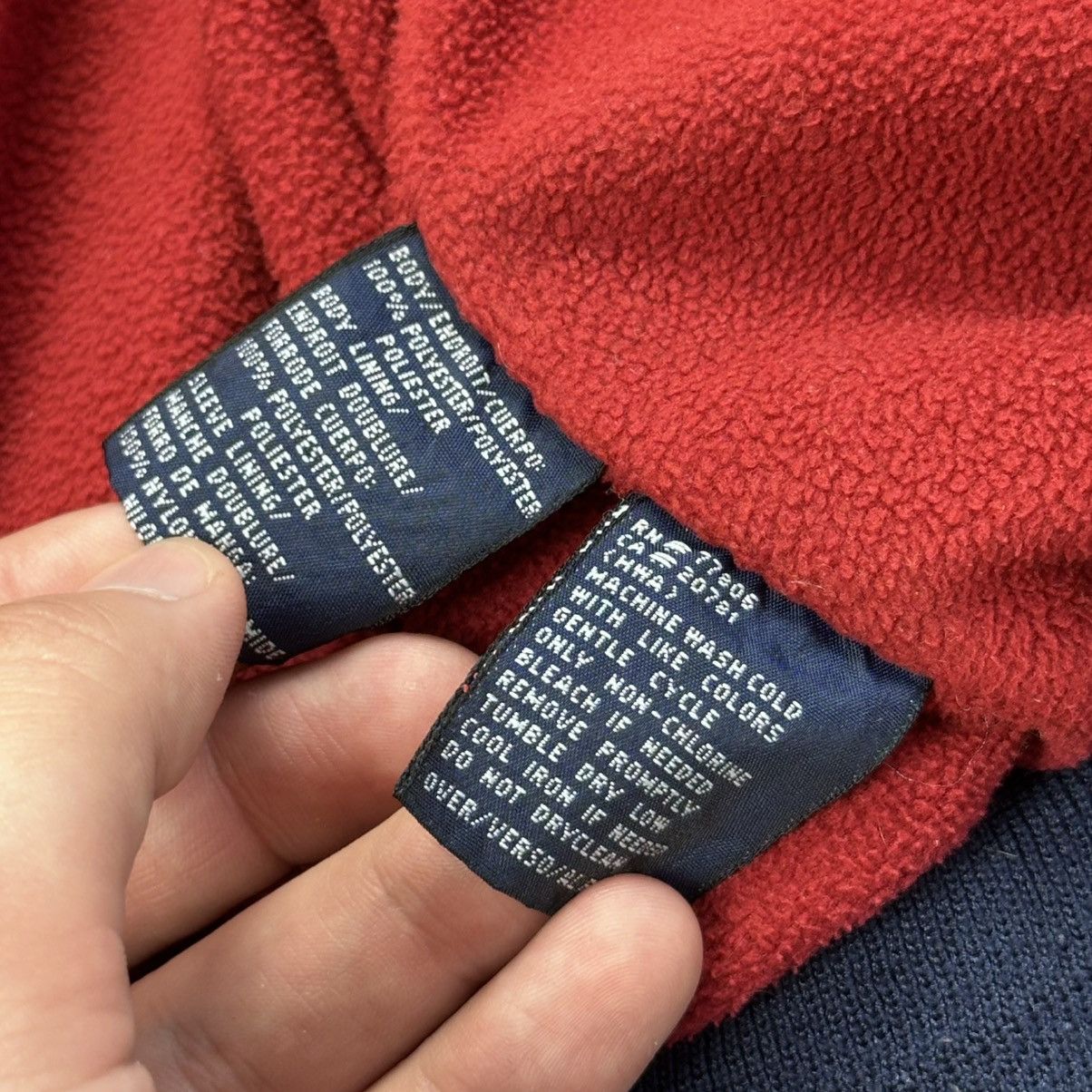 Tommy Hilfiger Vintage Tommy Hilfiger Bomber Jacket Blue Fleece Size M Size US M / EU 48-50 / 2 - 5 Thumbnail