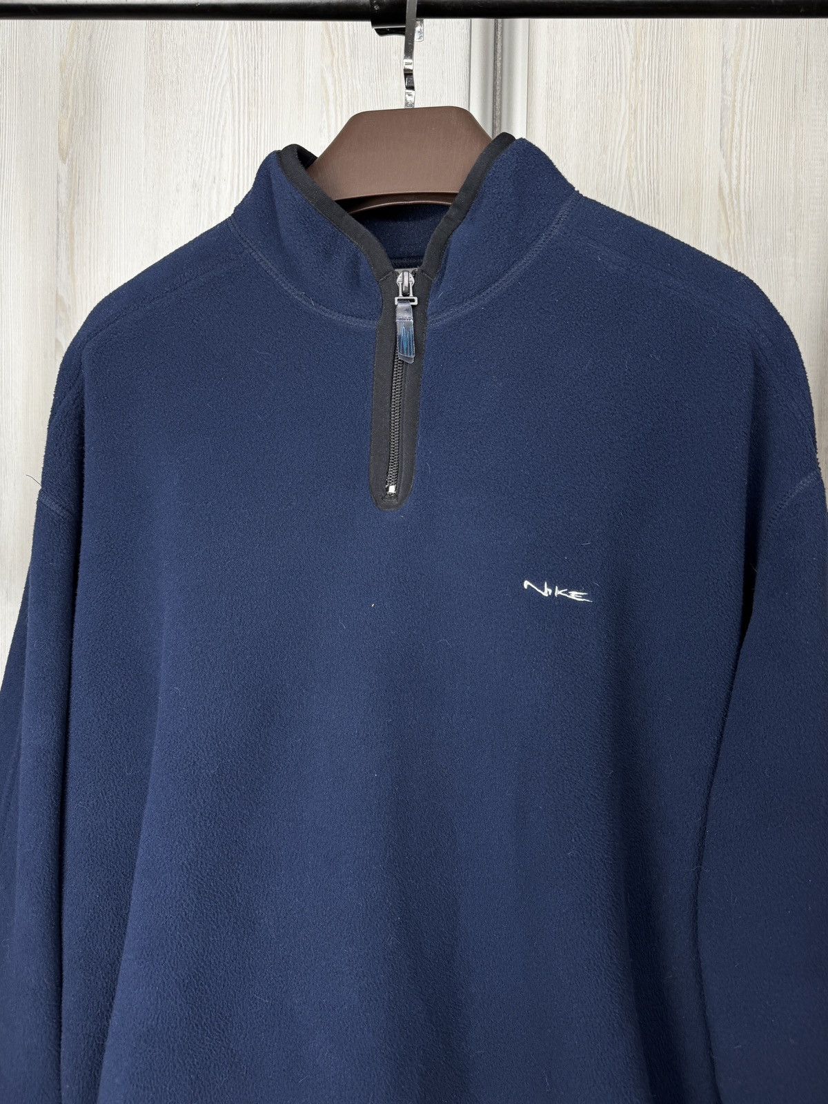 Nike Nike vintage y2k 1/4 zip teddy fleece pullover sweatshirt Size US XL / EU 56 / 4 - 3 Thumbnail