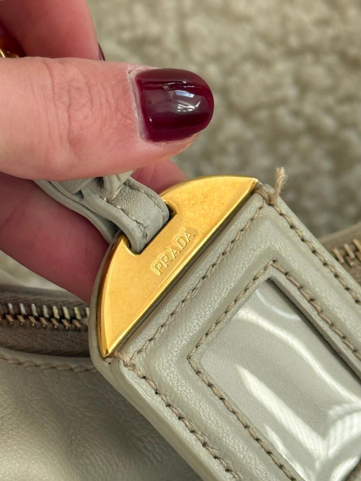 Prada Prada Vitello Daino Hobo Bag Size ONE SIZE - 11 Thumbnail