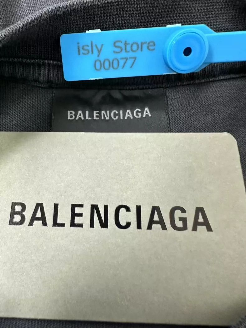 Balenciaga Balenciaga FW22 XXXL Size Letter Printed Crew Neck Short S Size US L / EU 52-54 / 3 - 4 Thumbnail