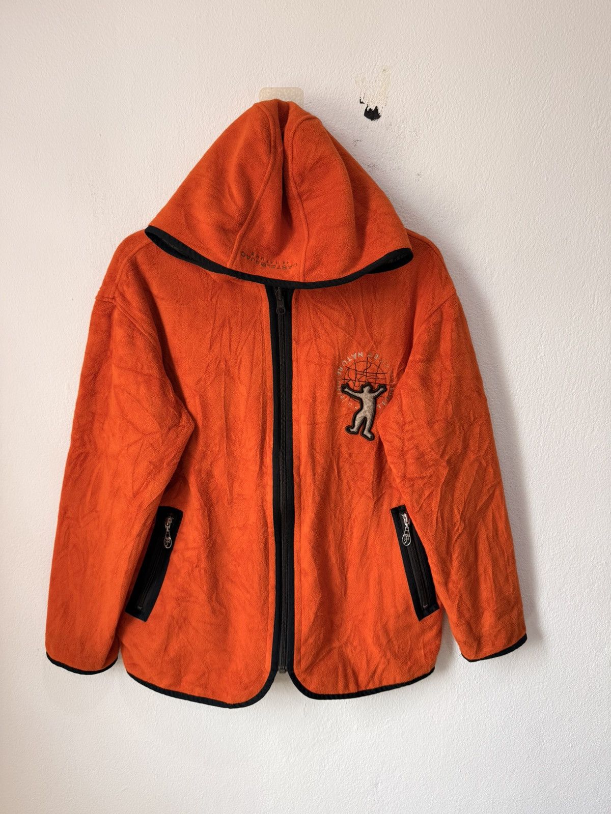 Palace Palace Run It Jacket (Orange/Grey) (Size: M) | Grailed