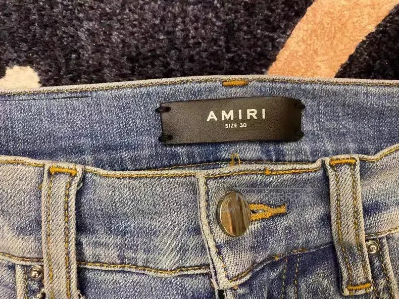 Amiri Amiri Classic cashew flower patchwork denim jeans size 30 Size US 30 / EU 46 - 3 Thumbnail