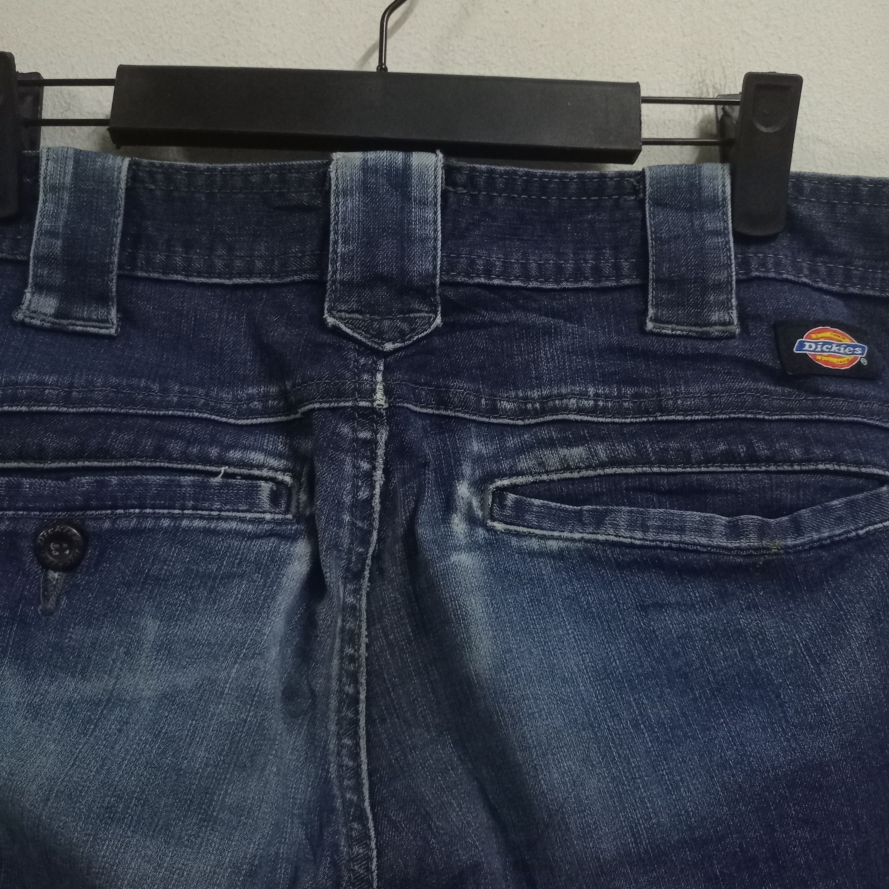Dickies Vintage Dickies Zipper Cargo Patched Loose Denim Pants Size US 31 - 7 Thumbnail