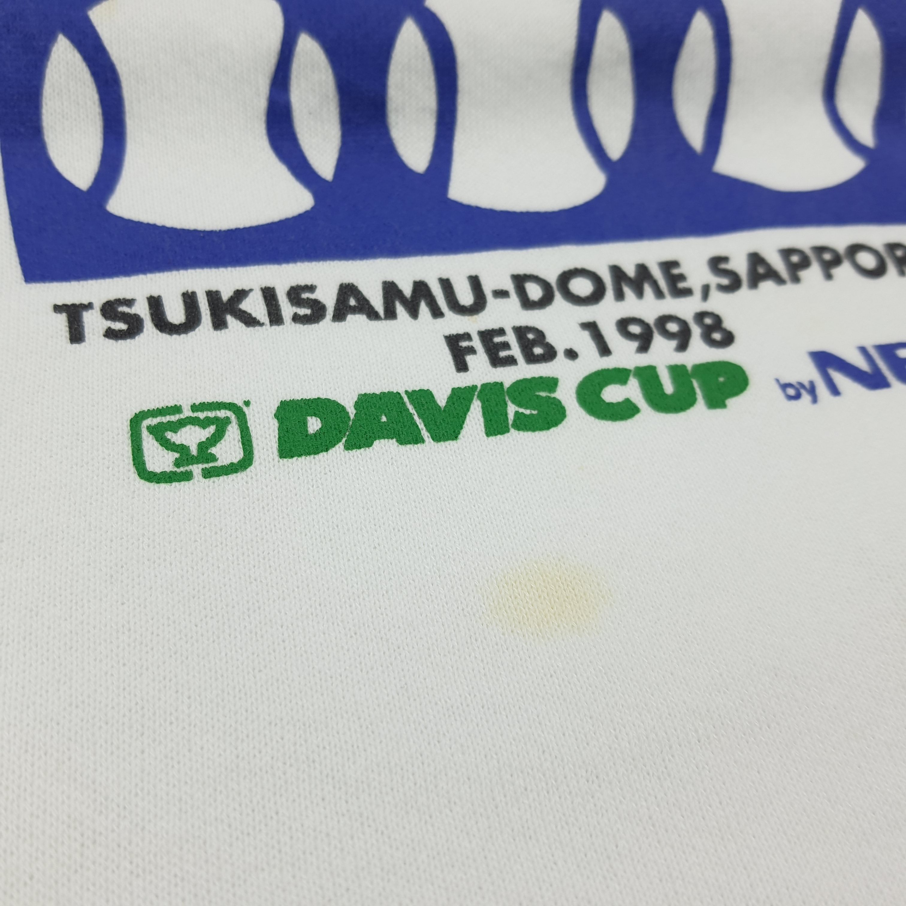 Fruit Of The Loom Vintage 1998 Davis Cup Sweatshirt Sapporo Tennis C287N32 Size US M / EU 48-50 / 2 - 10 Thumbnail