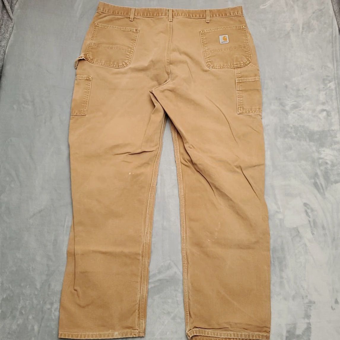 Carhartt VINTAGE Carhartt Pants Men 42x33 Brown Canvas Double Knee Carpenter 5-Pocket USA Mens Size US 42 / EU 58 - 5 Thumbnail