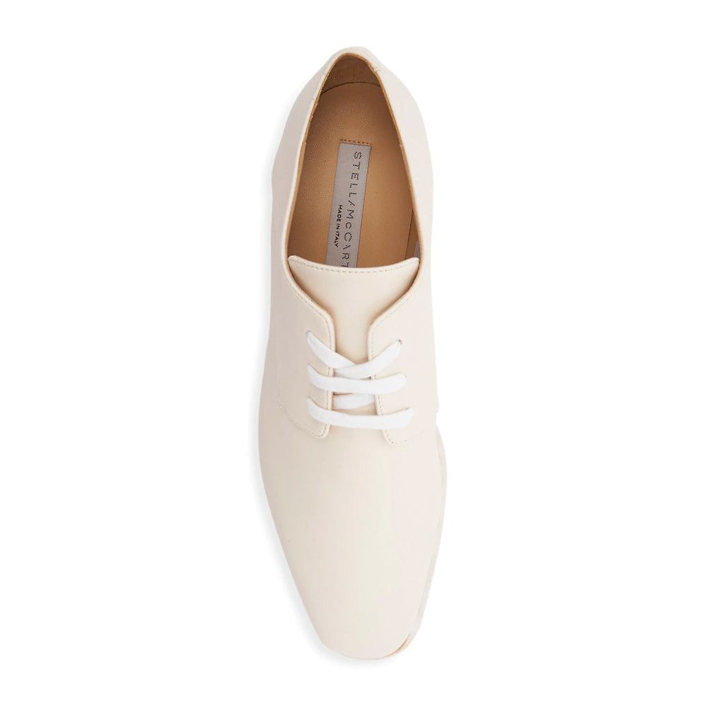 Stella McCartney Stella McCartney Women's Elyse Platform Wedge Sneaker Cream Size US 10 / IT 40 - 4 Thumbnail
