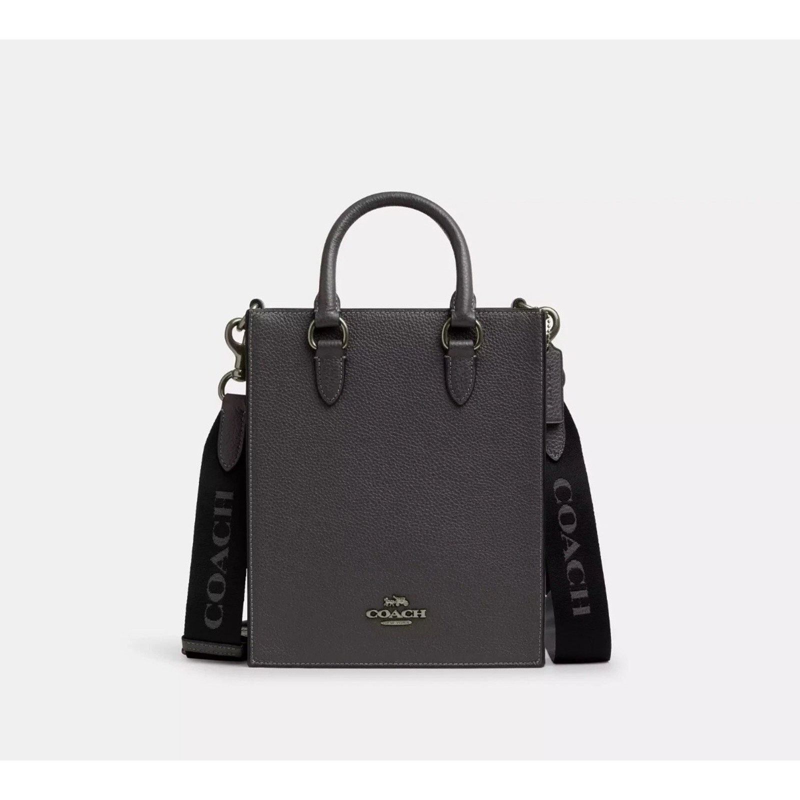 Coach NWT Coach Men's Dylan Tote CT910 Pebbled Leather QB/GRAPHITE Size ONE SIZE - 6 Thumbnail