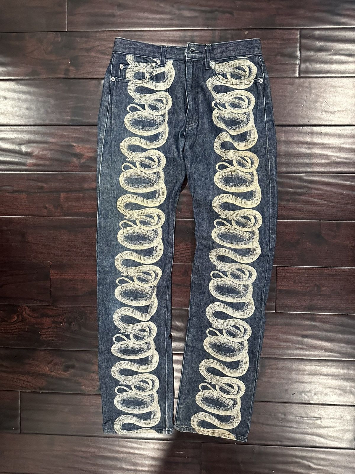 Hysteric Glamour Snake Skin Denim
