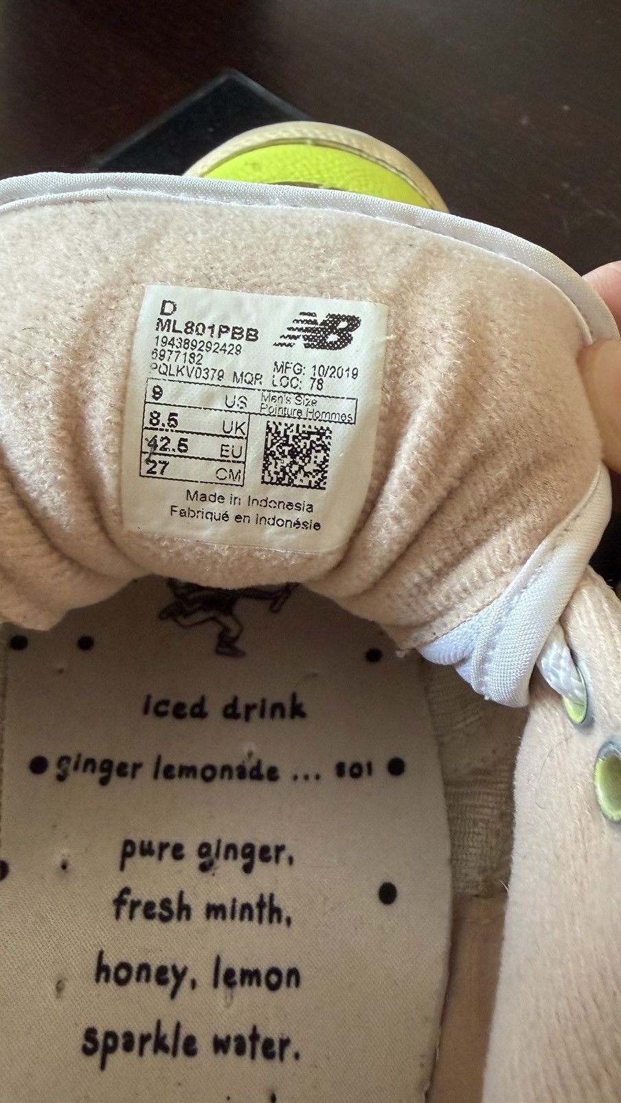 New Balance New Balance x Paperboy Paris 801 “Ginger Lemonade” US 9 Size US 9 / EU 42 - 7 Thumbnail