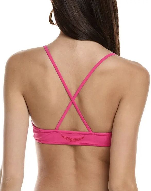 Zadig & Voltaire Zadig & Voltaire Sensitive Bikini Swim Top Rose ( S ) Size S / US 4 / IT 40 - 2 Thumbnail