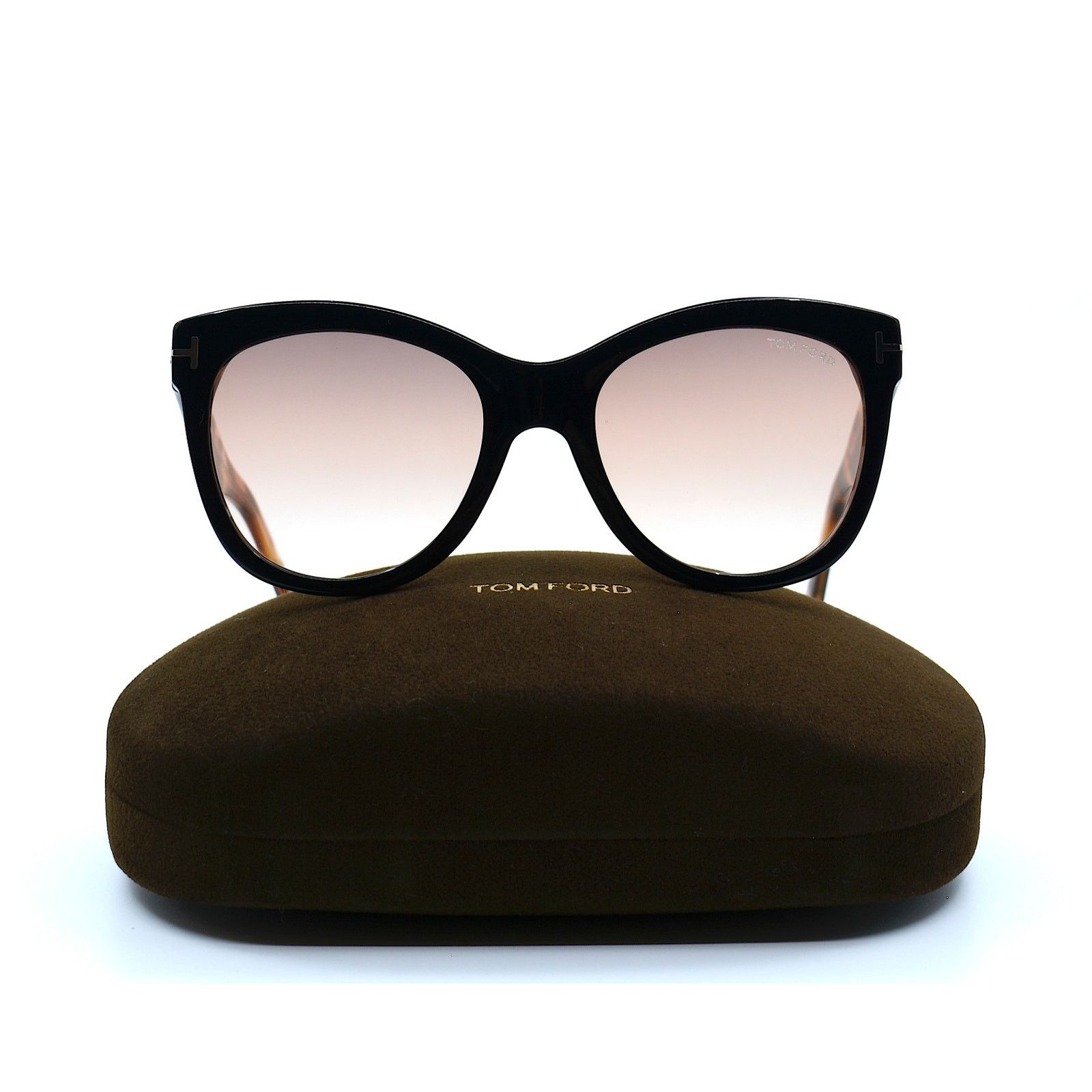 Tom Ford TOM FORD WALLACE TF870 05F BLACK/ HAVANA BROWN SUNGLASSES Size ONE SIZE - 11 Thumbnail