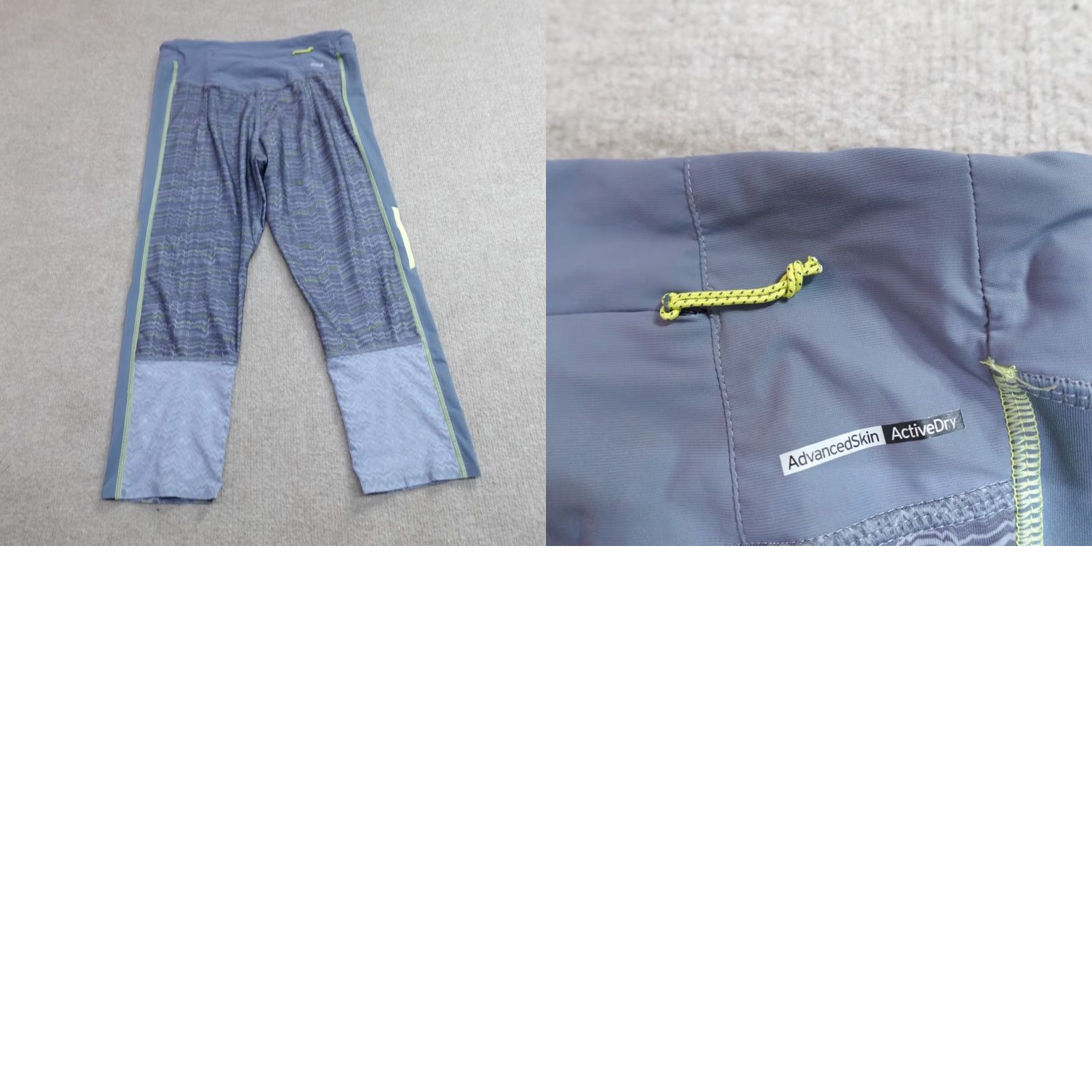 Salomon Salomon Leggings Capri Small Gray Geometric Pattern Crop Women Adult S Activewear/Daily Size 28" / US 6 / IT 42 - 8 Thumbnail