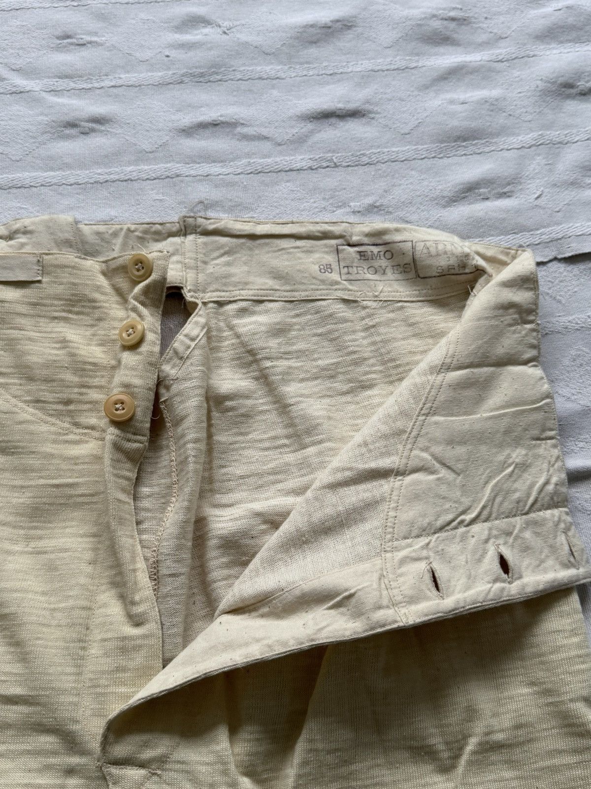Vintage Vintage 1951 Dated French Military Underwear Thermal Pants Size US 32 / EU 48 - 4 Thumbnail