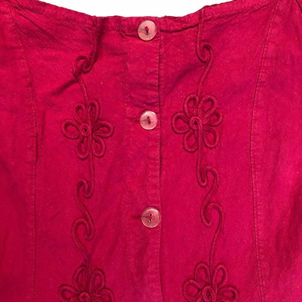 Designer Pre Owned Wine Color Hand Made Dress Xl Size XL / US 12-14 / IT 48-50 - 4 Thumbnail