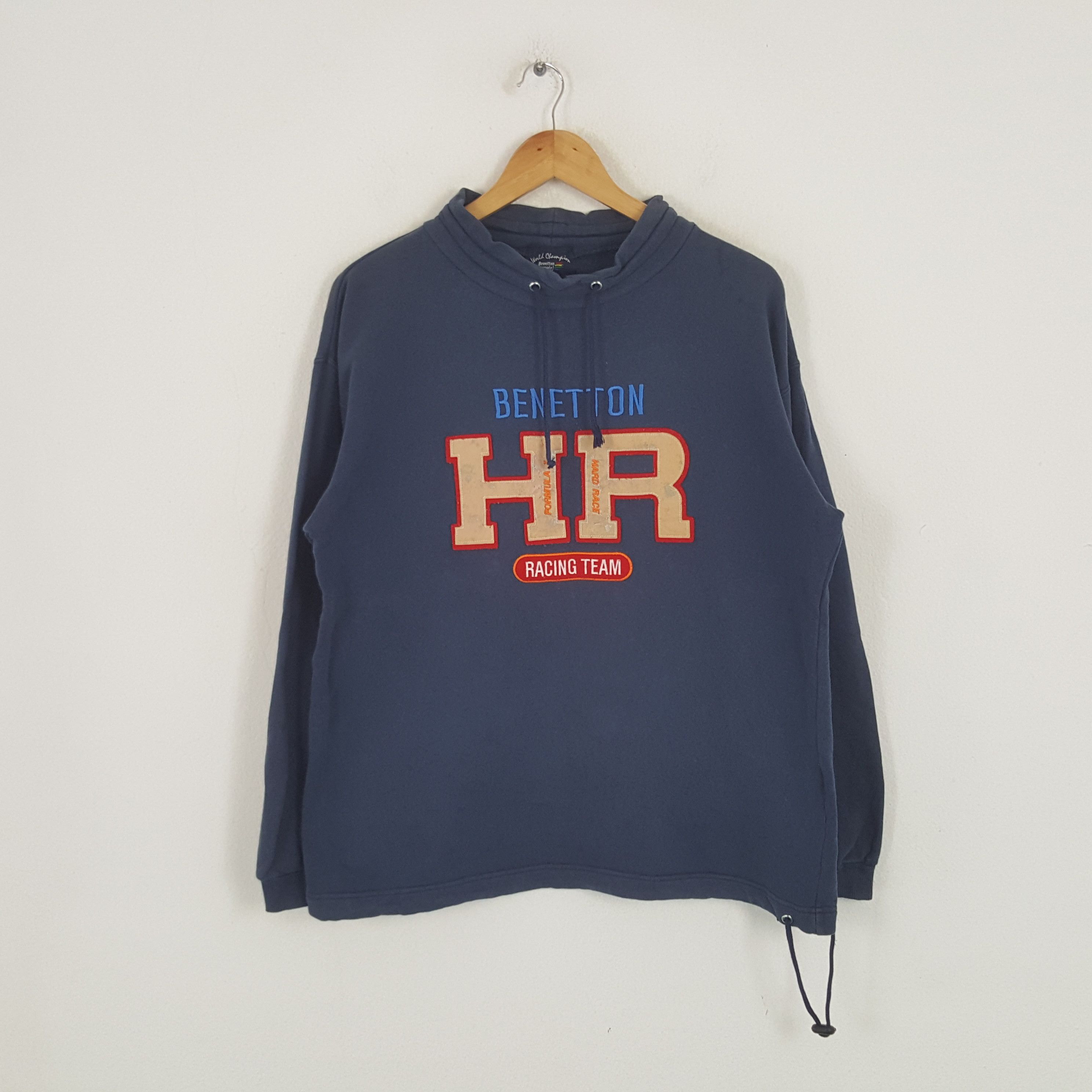 Benetton × Vintage Vintage Benetton HR Racing Team Formula One Sweatshirt Size US M / EU 48-50 / 2 - 1 Thumbnail