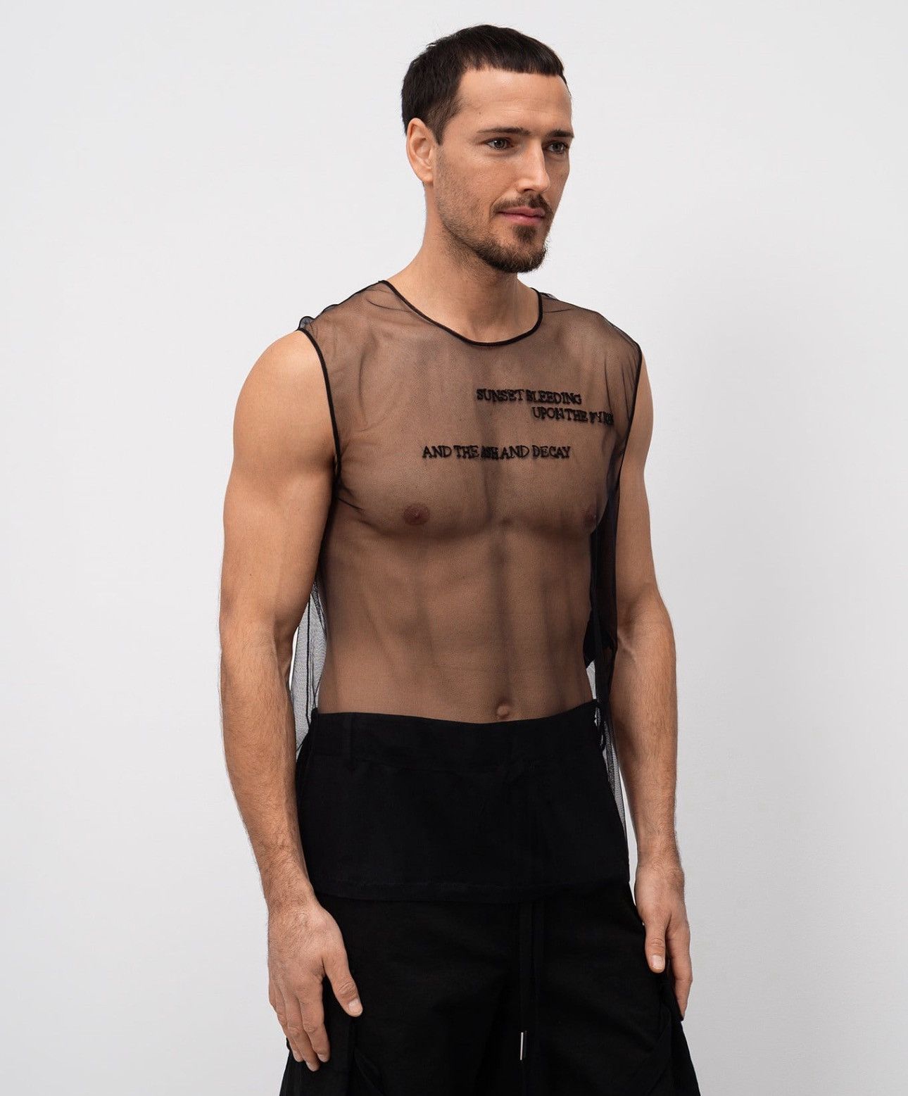 Ann Demeulemeester Ann Demeulemeester Mesh Ysewijn Top Size US L / EU 52-54 / 3 - 3 Thumbnail