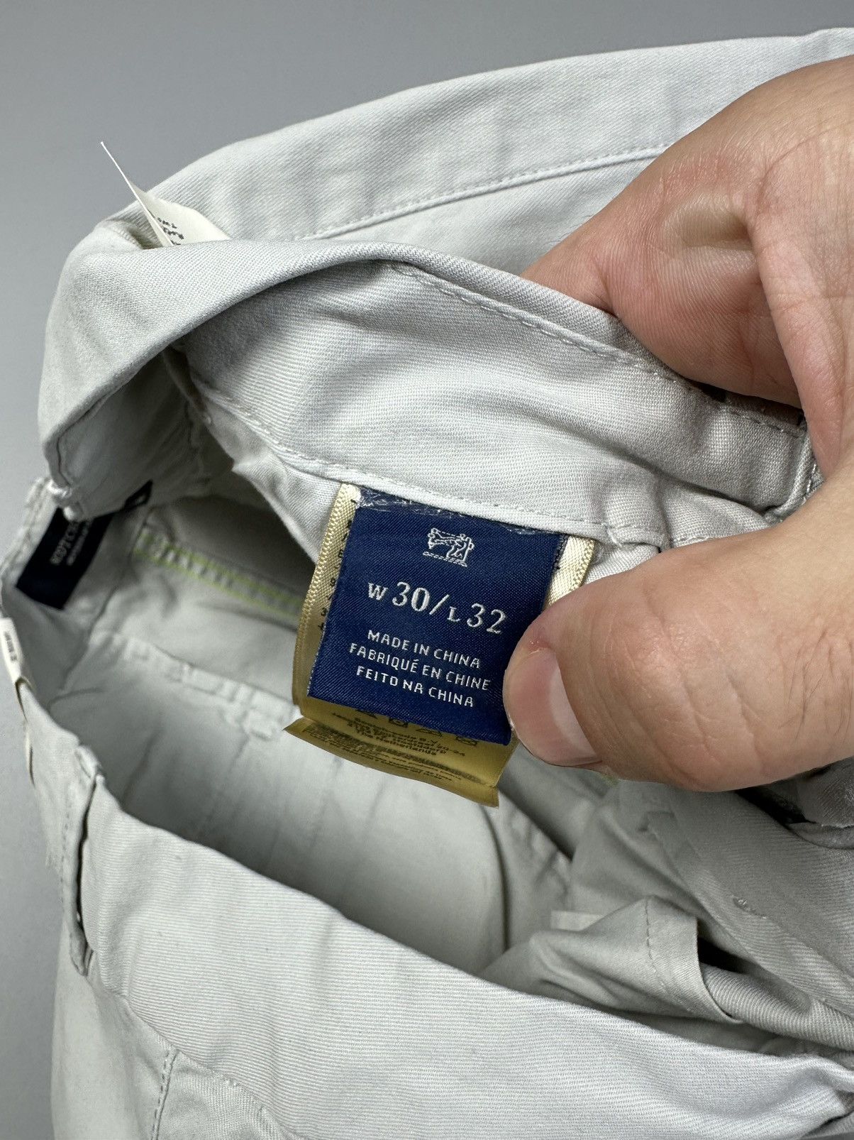 Scotch & Soda Scotch&Soda Light Gray Formal Chinos Size US 30 / EU 46 - 6 Thumbnail