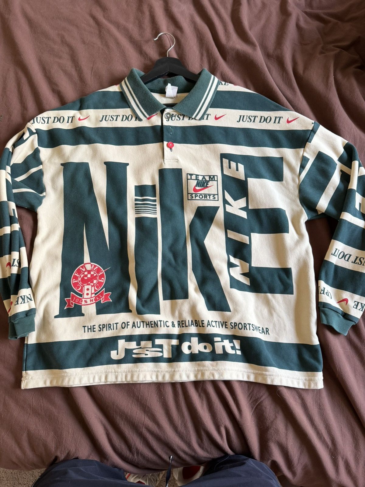 Cactus Plant Flea Market × Nike Nike Men's x Cactus Plant Flea Market Longsleeve Polo Size US M / EU 48-50 / 2 - 1 Thumbnail