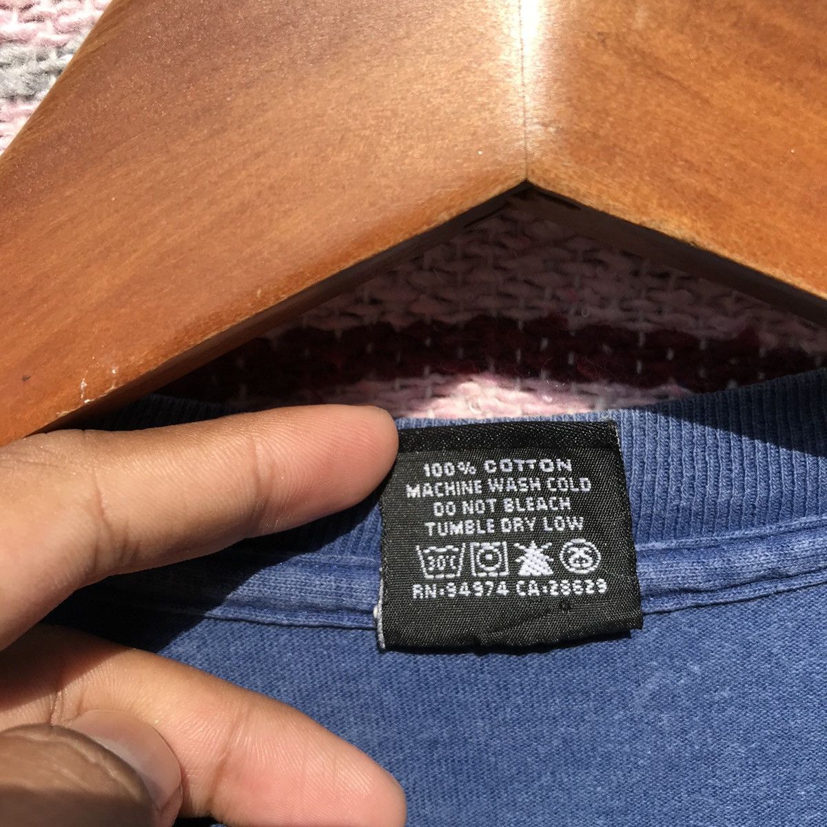 Stussy Y2K Vintage Stussy Wood Tee Stussy Streetwear SunFaded Size US S / EU 44-46 / 1 - 16 Thumbnail