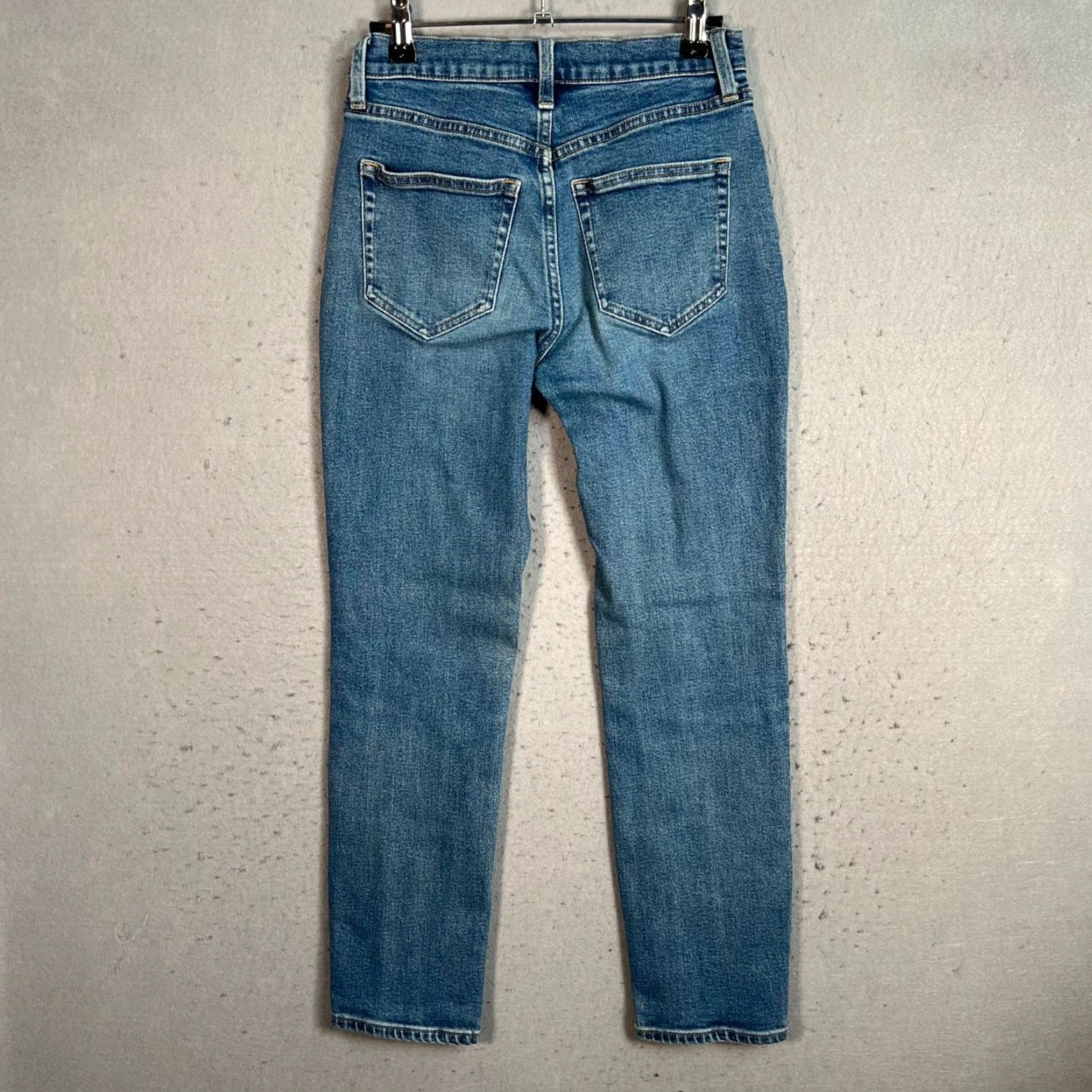 Uniqlo UNIQLO Womens Jeans Vintage/Regular Mid-Rise Skinny Denim 23 Blue Cotton Blend Adult Womens 23 Jeans Women - 26in Inseam Size 40" / US 18 - 2 Thumbnail