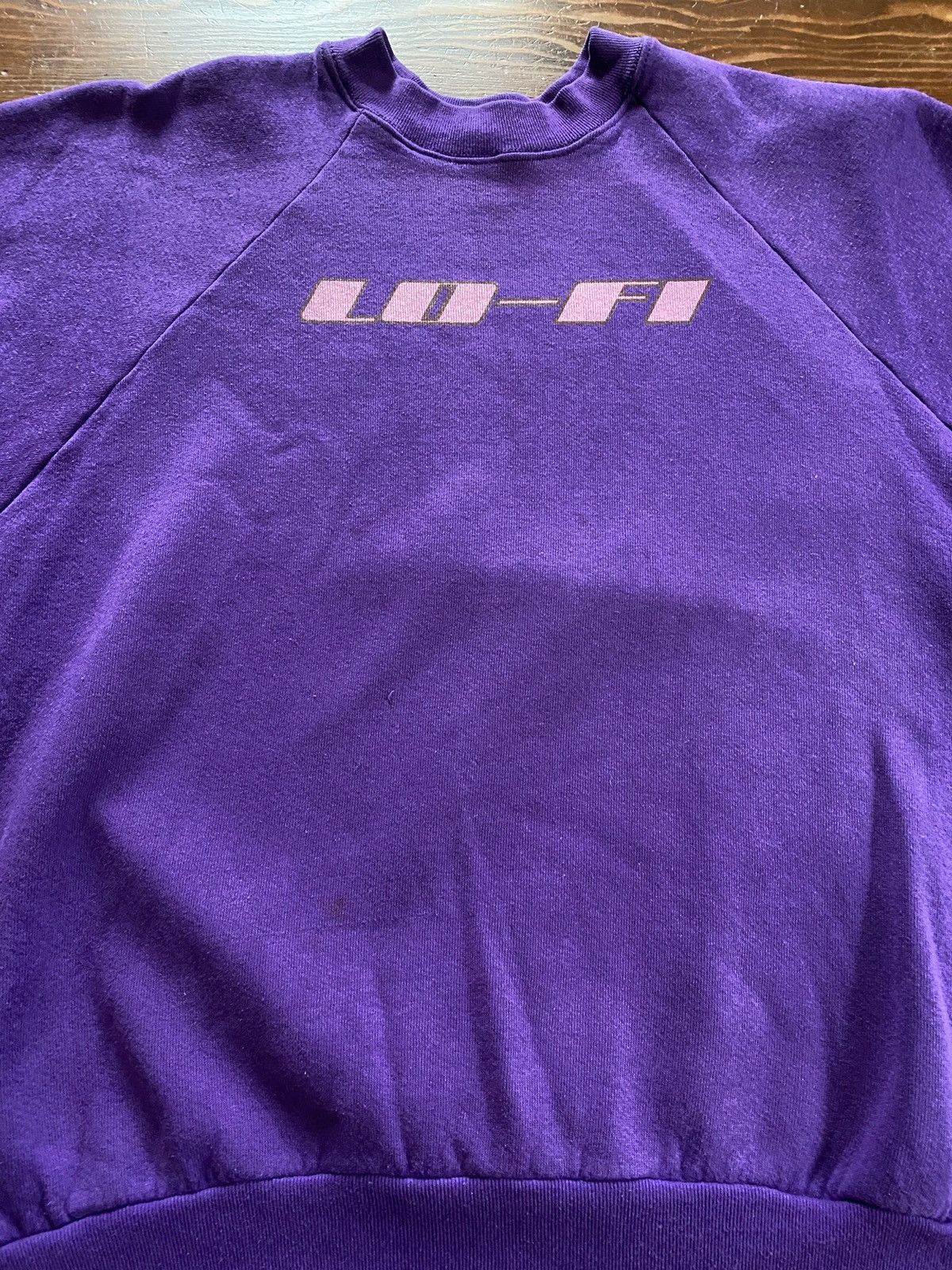 Fruit Of The Loom Vintage 90’s Lo-Fi Purple Raglan Crewneck Sweatshirt Size US XL / EU 56 / 4 - 3 Thumbnail