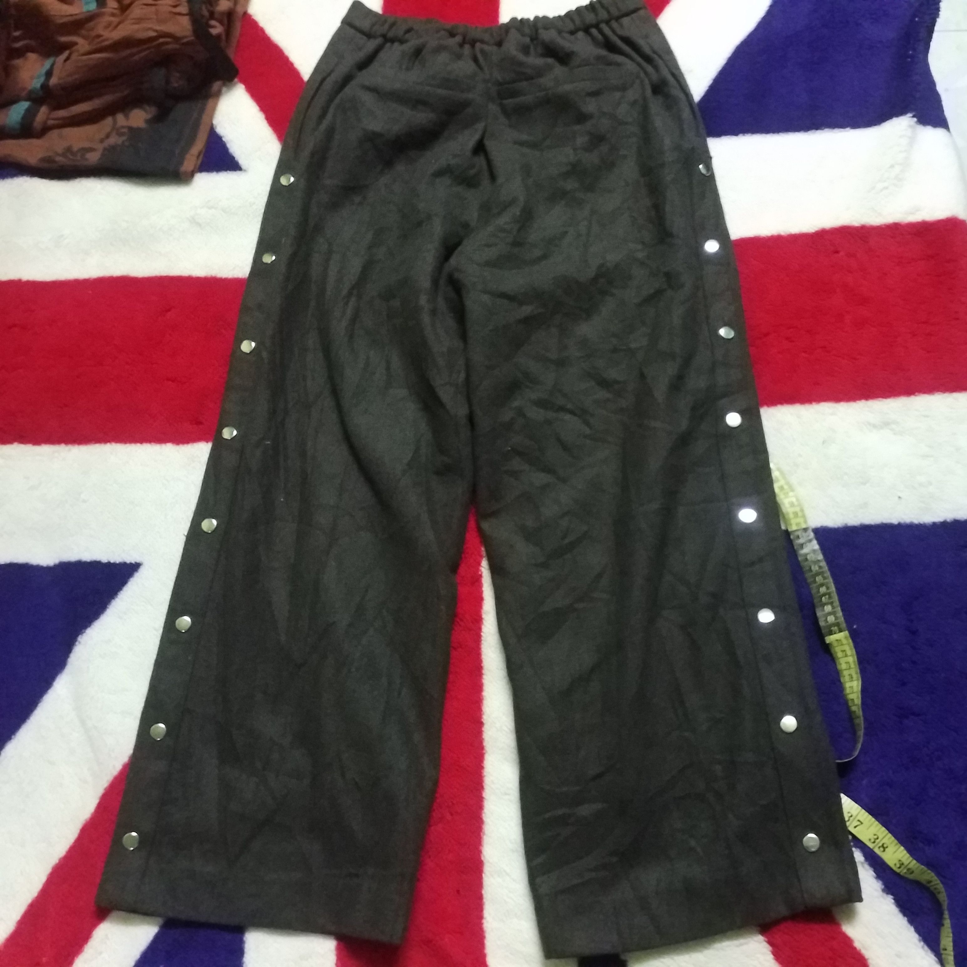 bondage pant baggy wide 2 layer