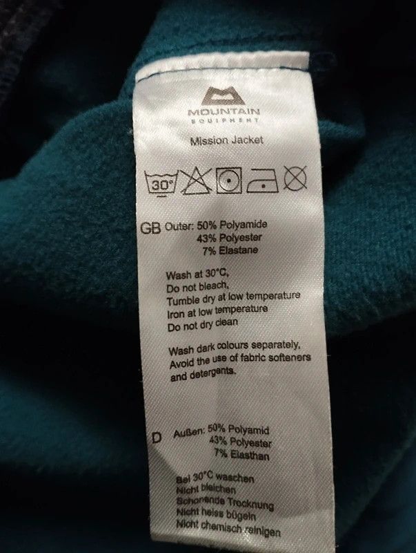 Mountain Equipment Mountain Equipment Mission jacket size L Size US L / EU 52-54 / 3 - 7 Thumbnail